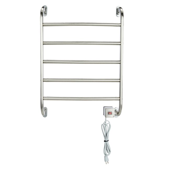 Warmrails Satin Nickel Plug-In Towel Warmer Warmrails Satin Nickel Plug-In Towel Warmer