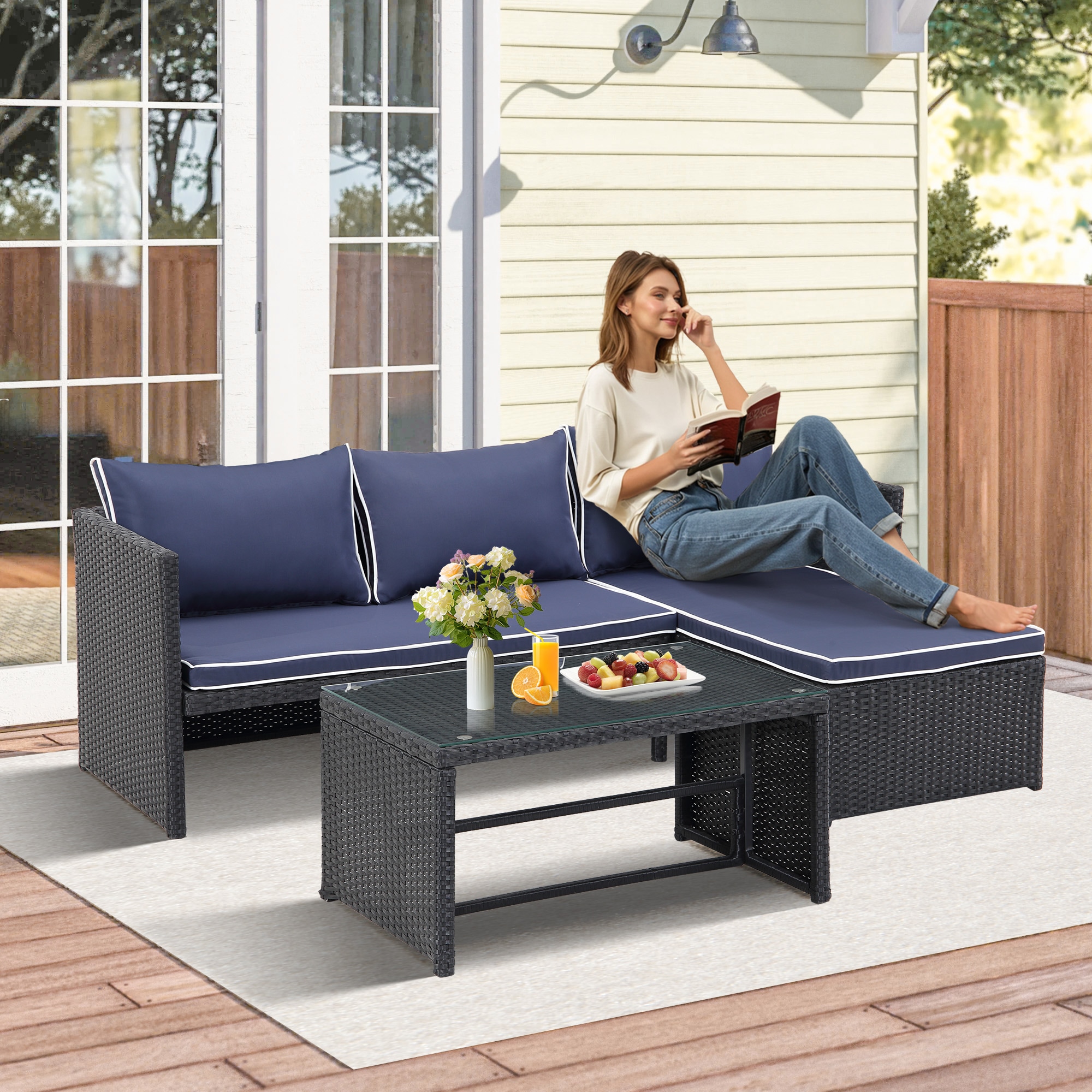 Grearden LANC-023-NY Patio-Conversation-Sets - View #3