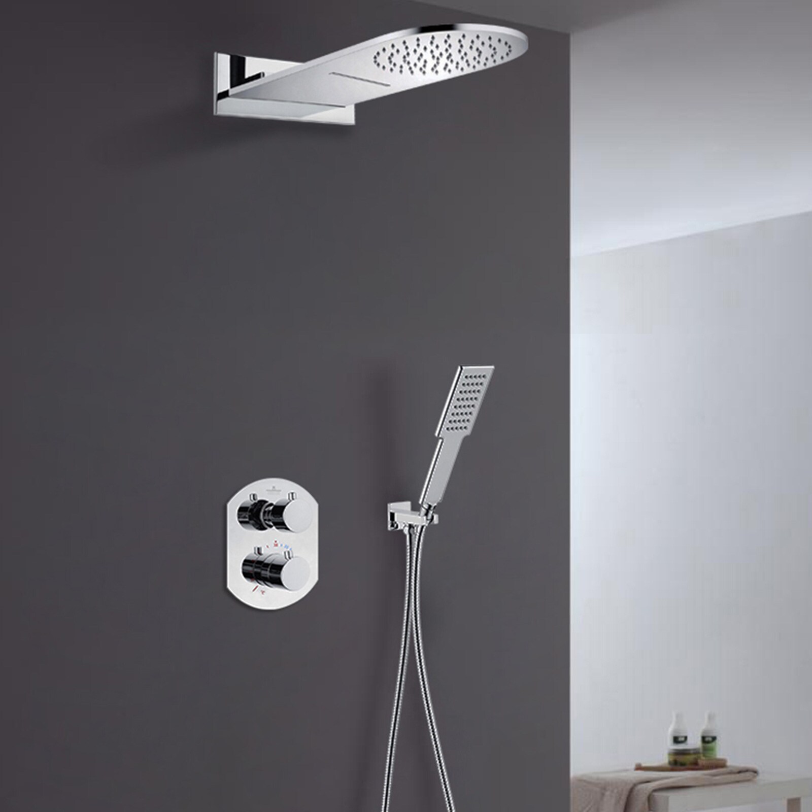 BWE A-98012-C Showerhead-Bar-Panels - View #2