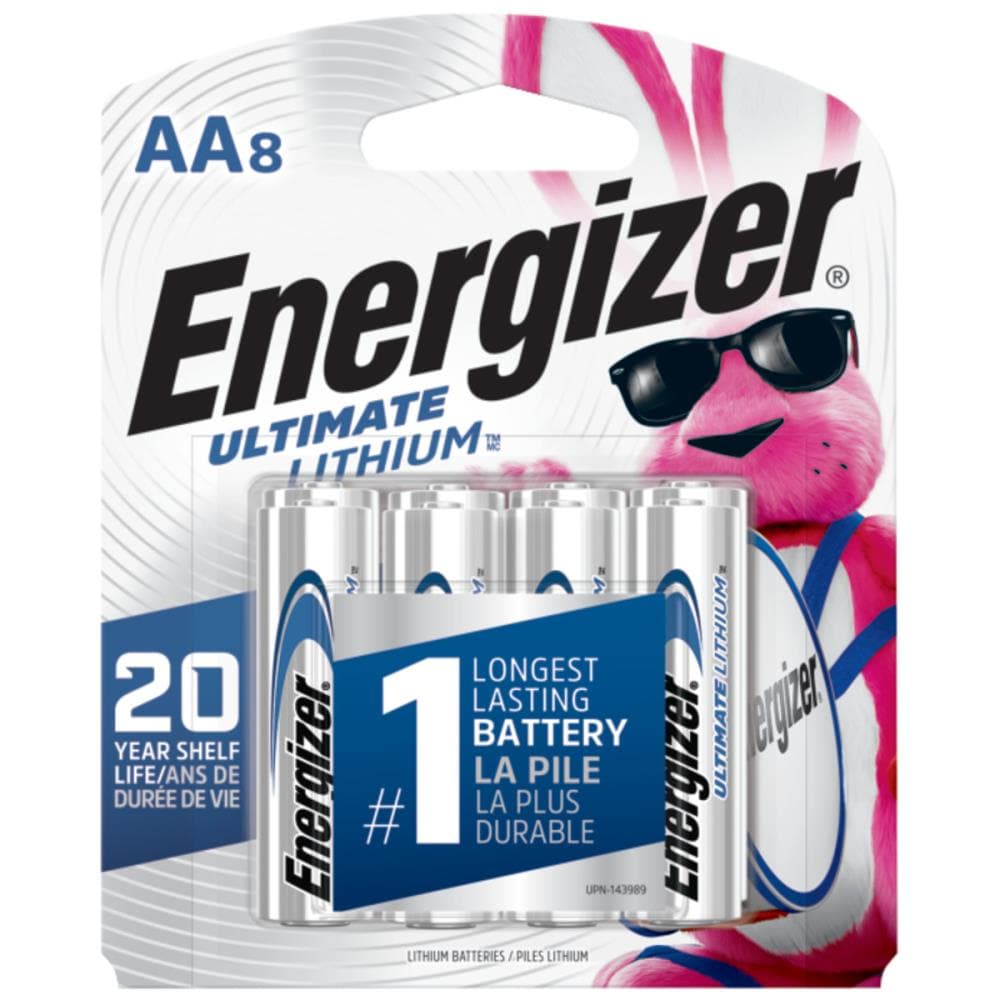 Renewed Energizer AA Batteries 8 Count Max Alkaline 