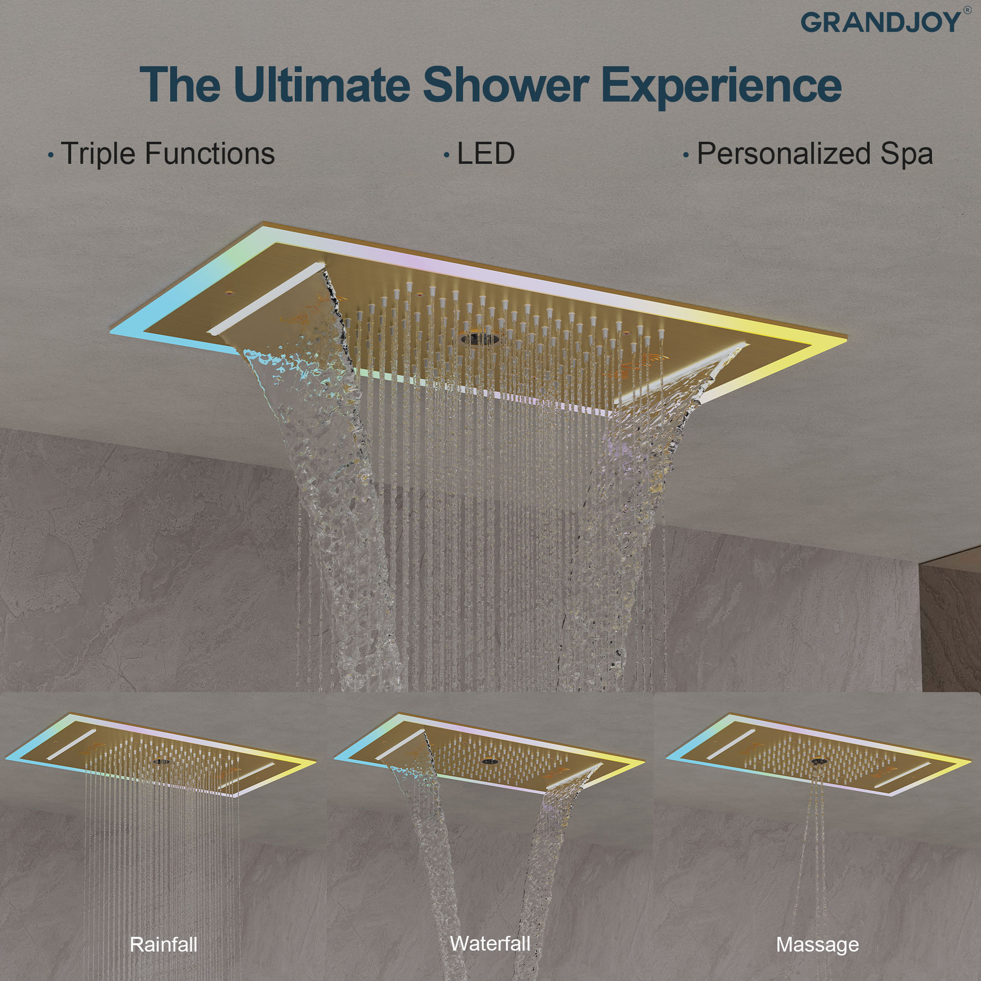 GRANDJOY SGF10GJ-81BG Tub-Shower-Faucets - View #5