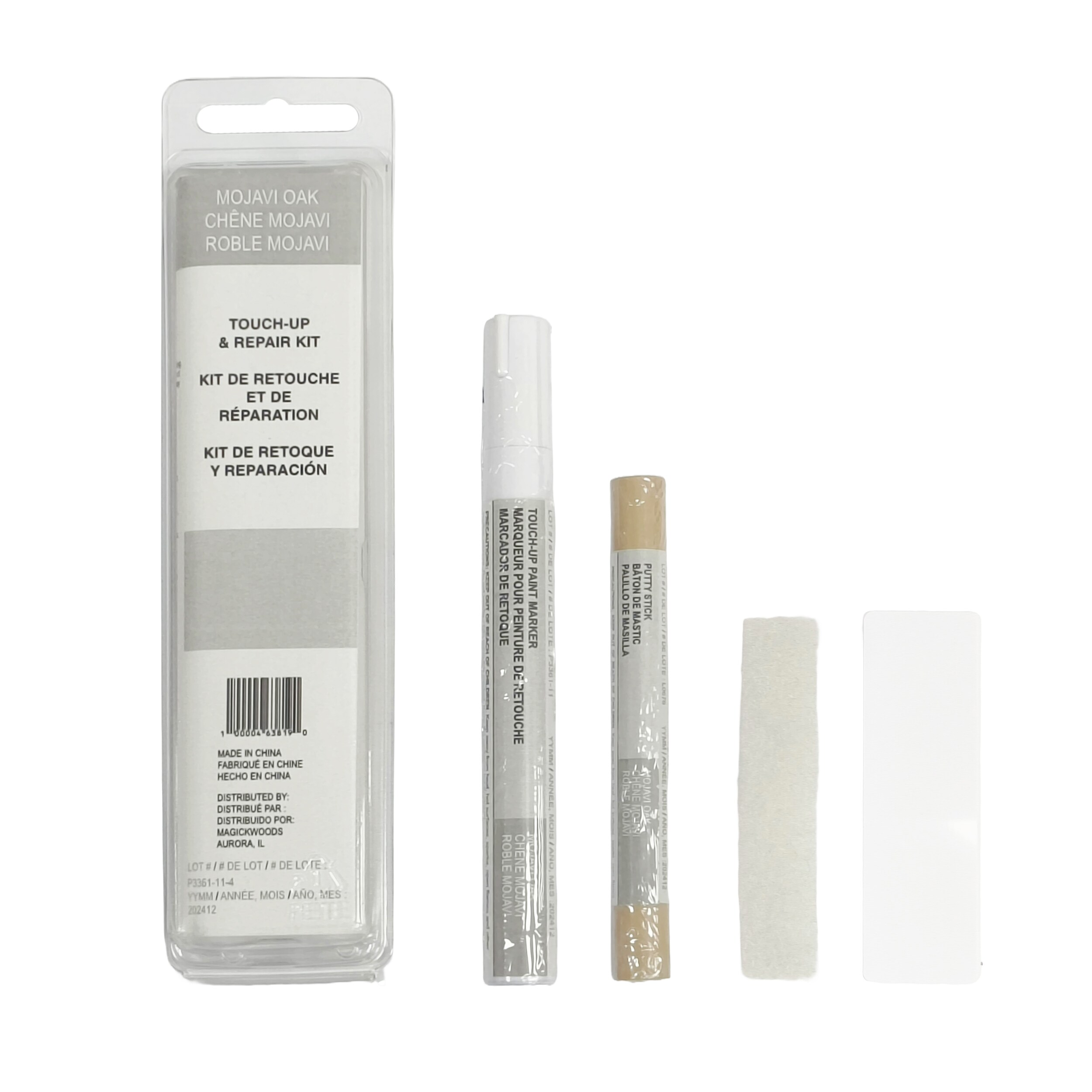Hugo&Borg DSTUK-WI Winston Cabinet Touch-up Kit 2-in W x 1.5-in H x 8-in D Mojavi Oak Laminate