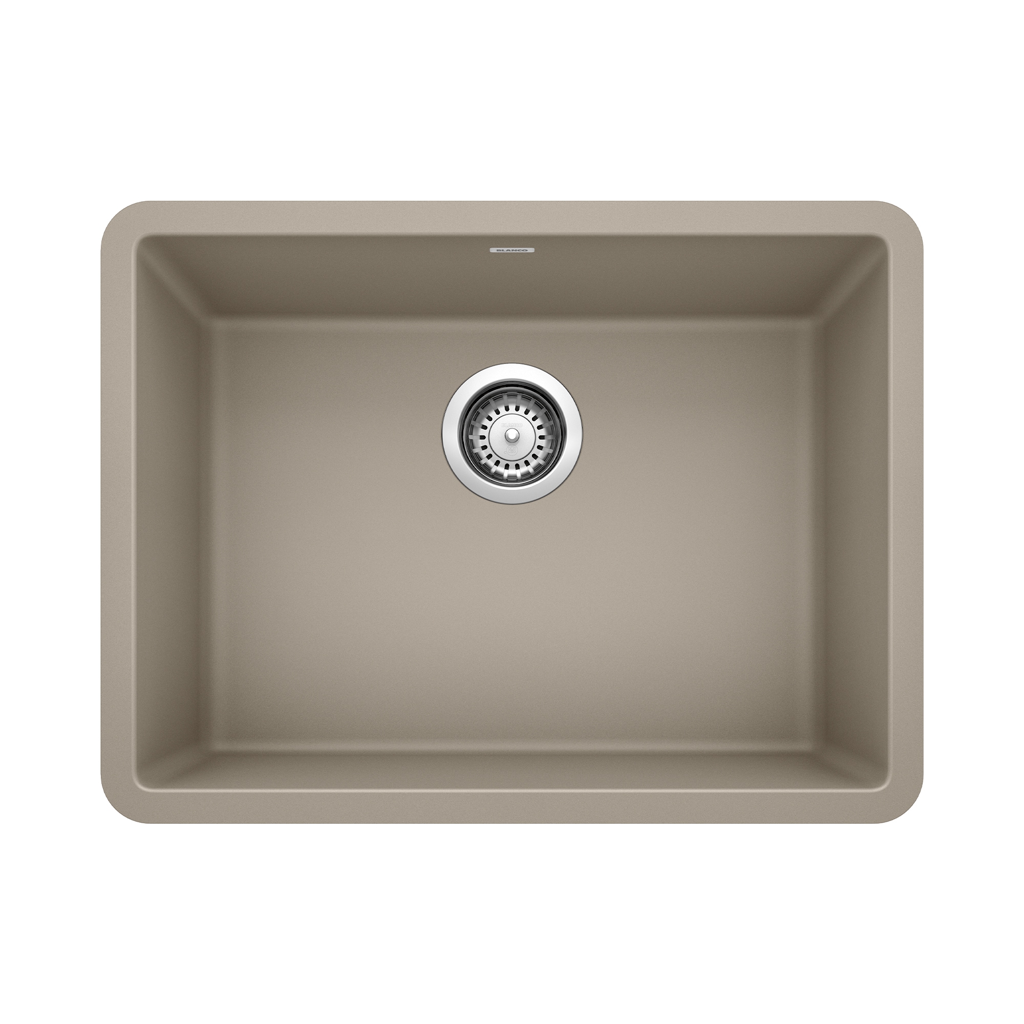 BLANCO 522417 Precis Silgranit Undermount 23.44-in x 17.75-in Granite Single bowl Kitchen Sink