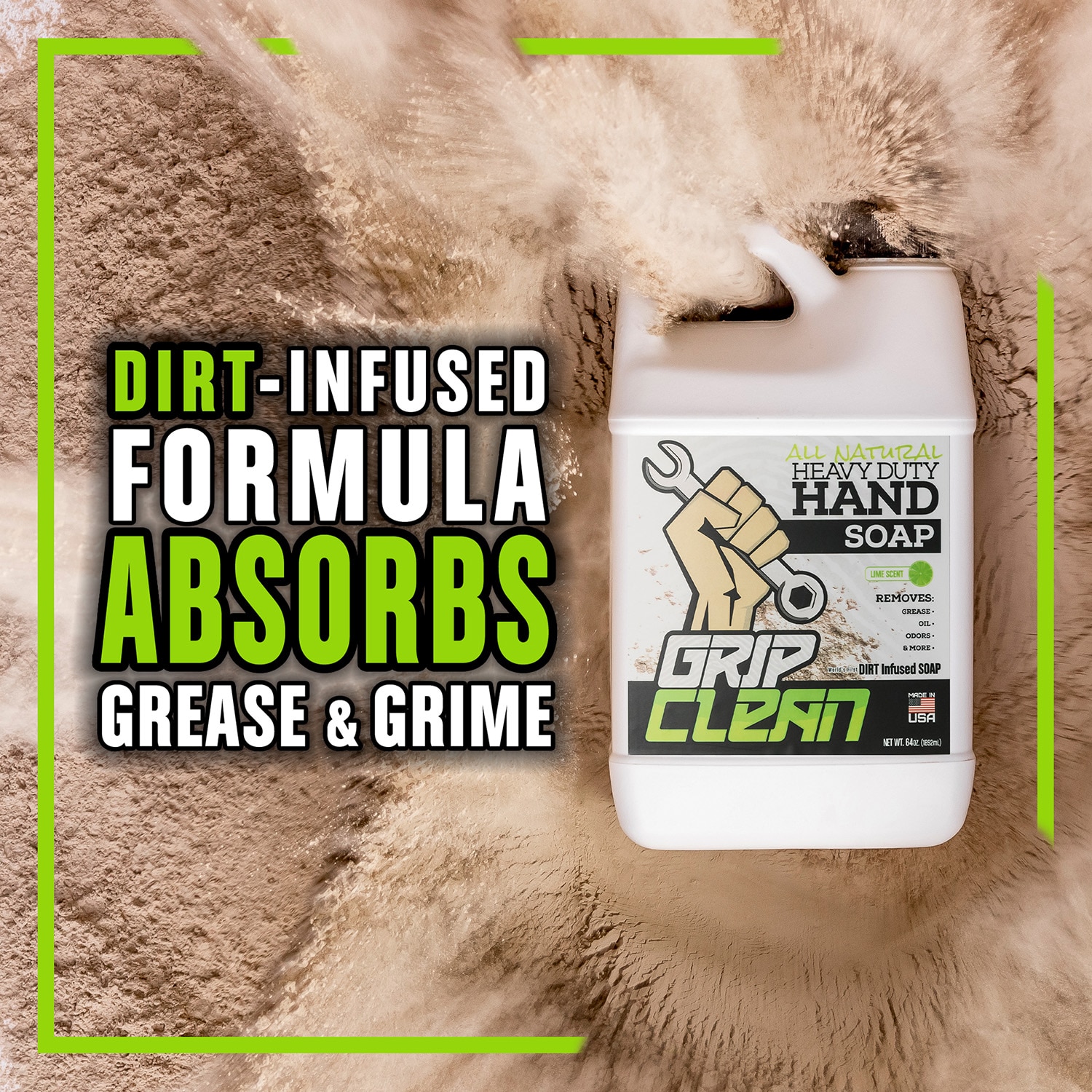 Grip Clean Grip 8-oz Citrus Foaming Hand Soap at