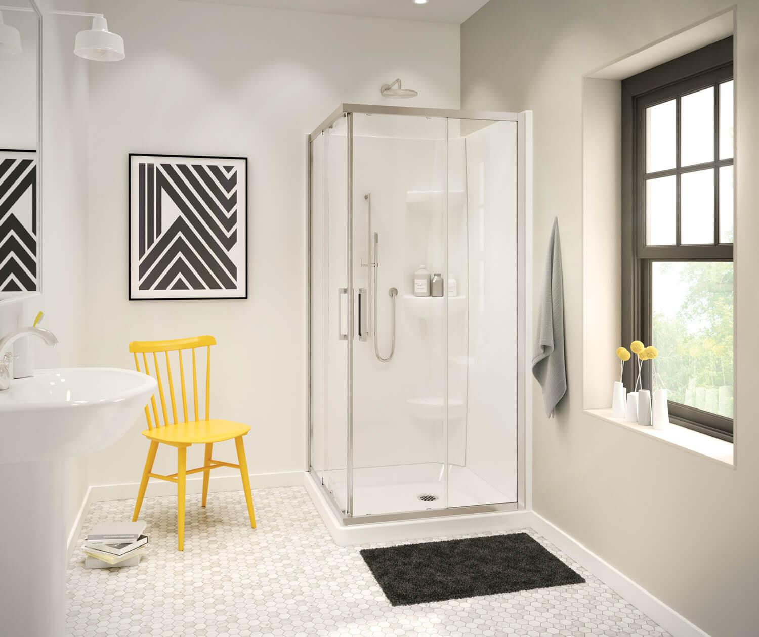 Water-Repellent Coating Shower Doors at