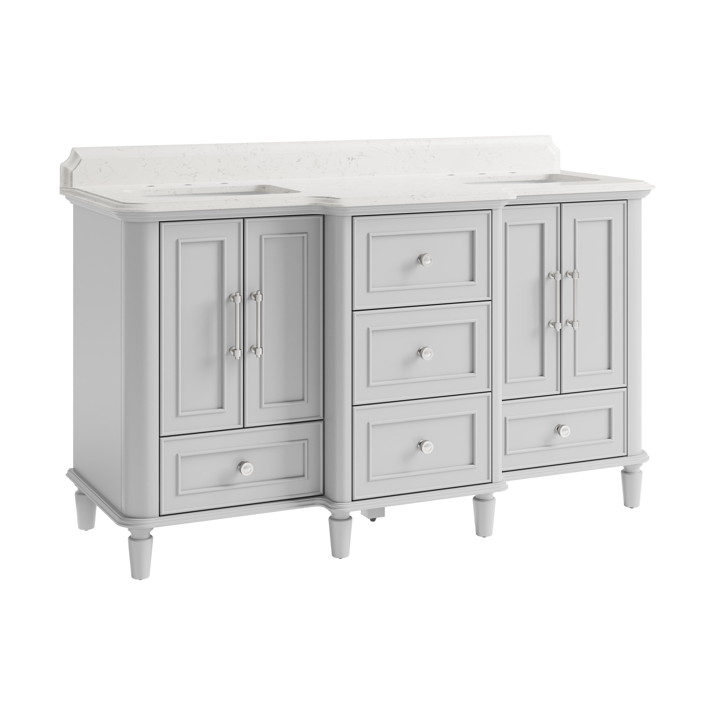 allen + roth 1005VTC-60-242-908UO Bath-Vanity-Combo - View #2