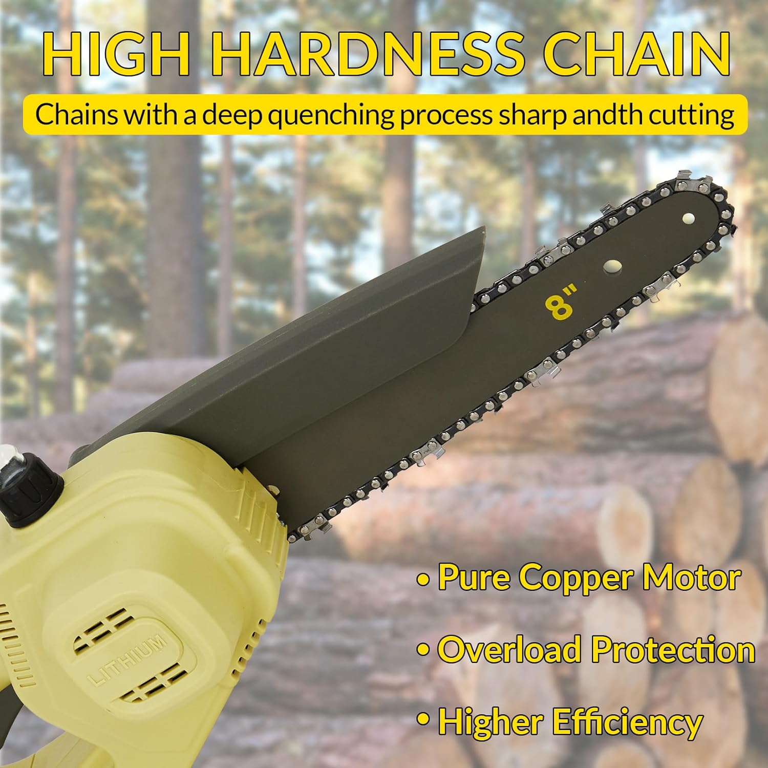 GAOMON CQC-GVPDJ5-BD7C Cordless-Chainsaw - View #3