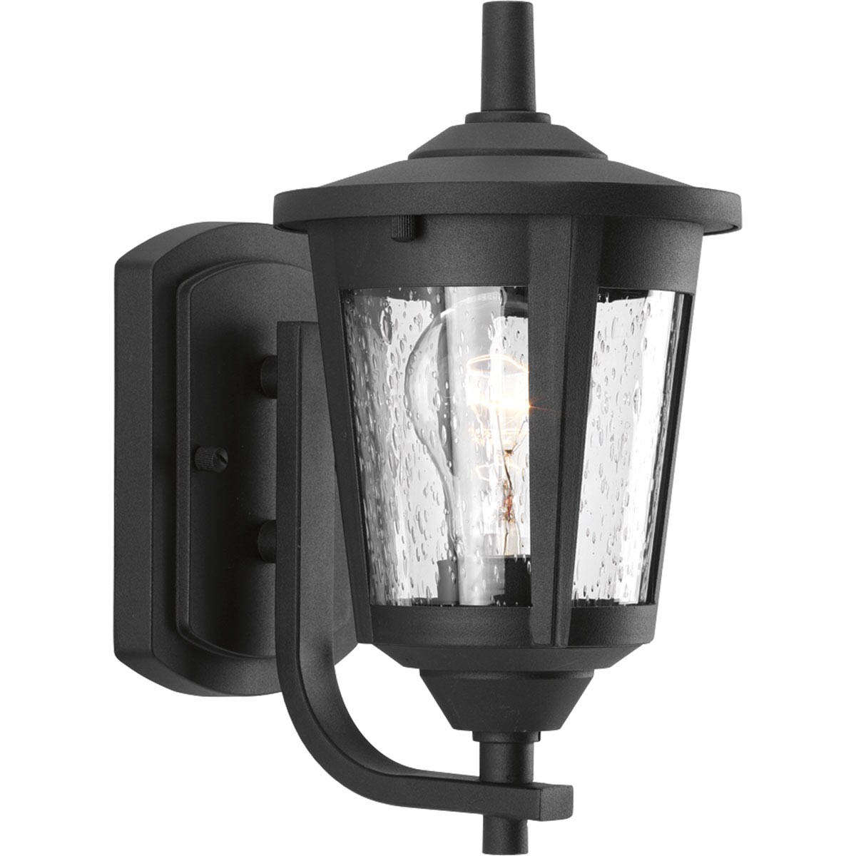 Progress Lighting P6073-31 East Haven 1 -Light 10.37-in H Black Hardwired Outdoor Wall Light