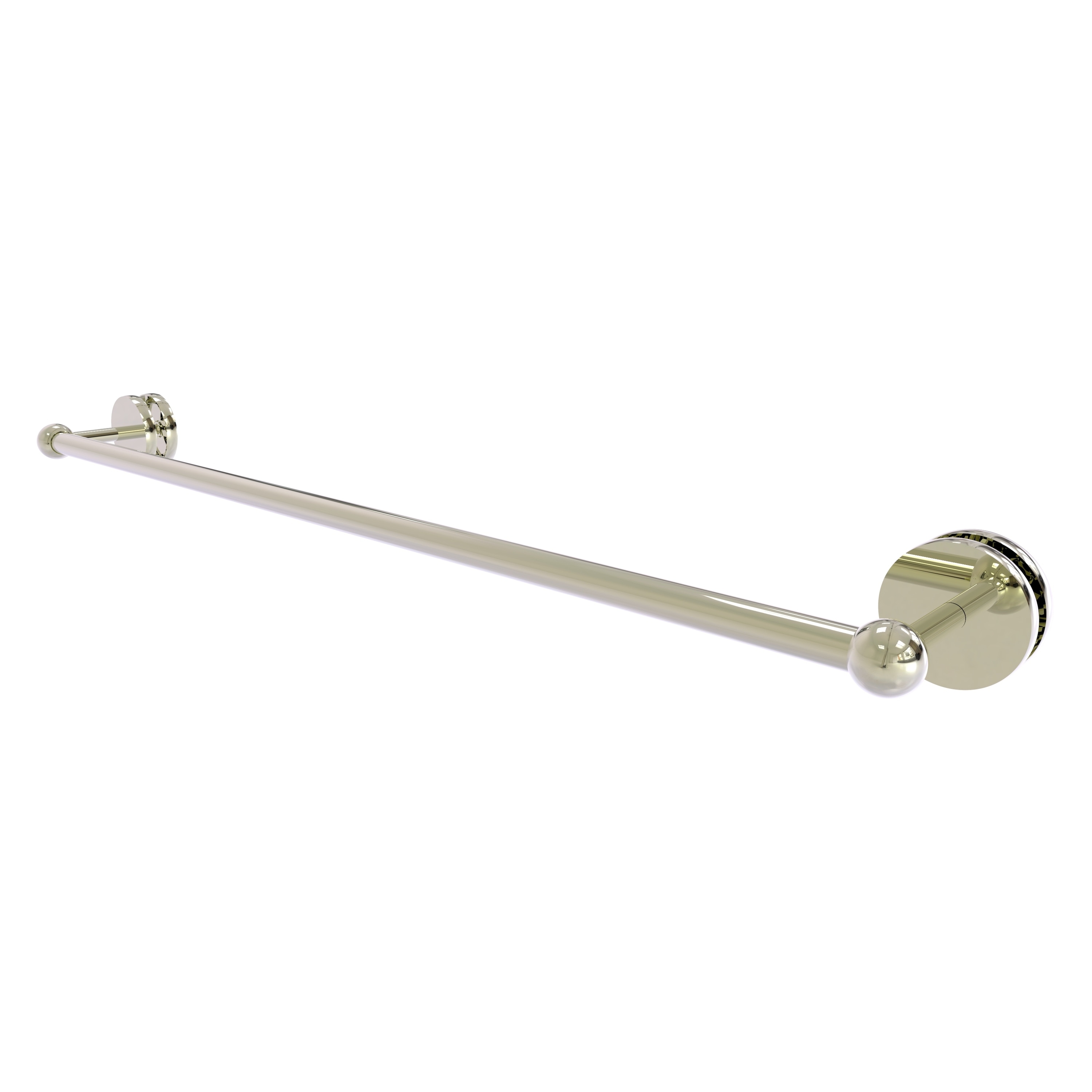 Allied Brass P1000-41-SM-30-PNI Prestige Skyline 30-in Polished Nickel Wall mount Single Towel Bar