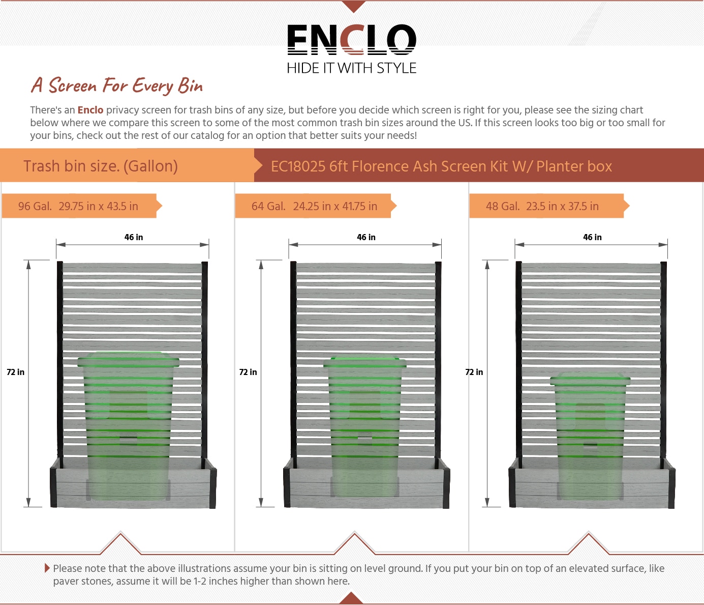 Enclo Privacy Screens EC18025 Outdoor-Privacy-Screen - View #8