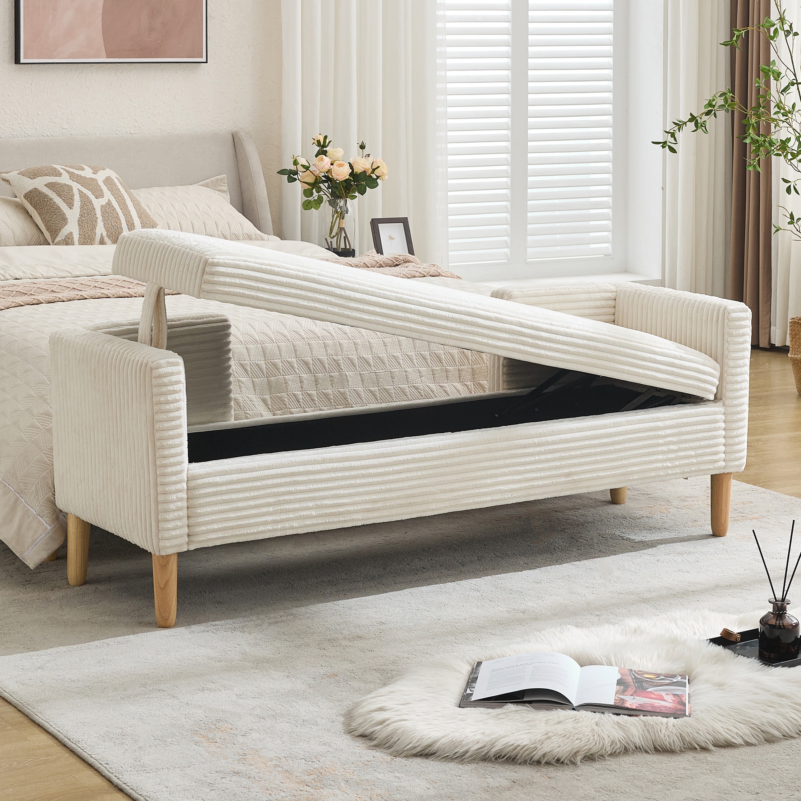 Hrinhom HC-S4112-IVORY bench - View #6