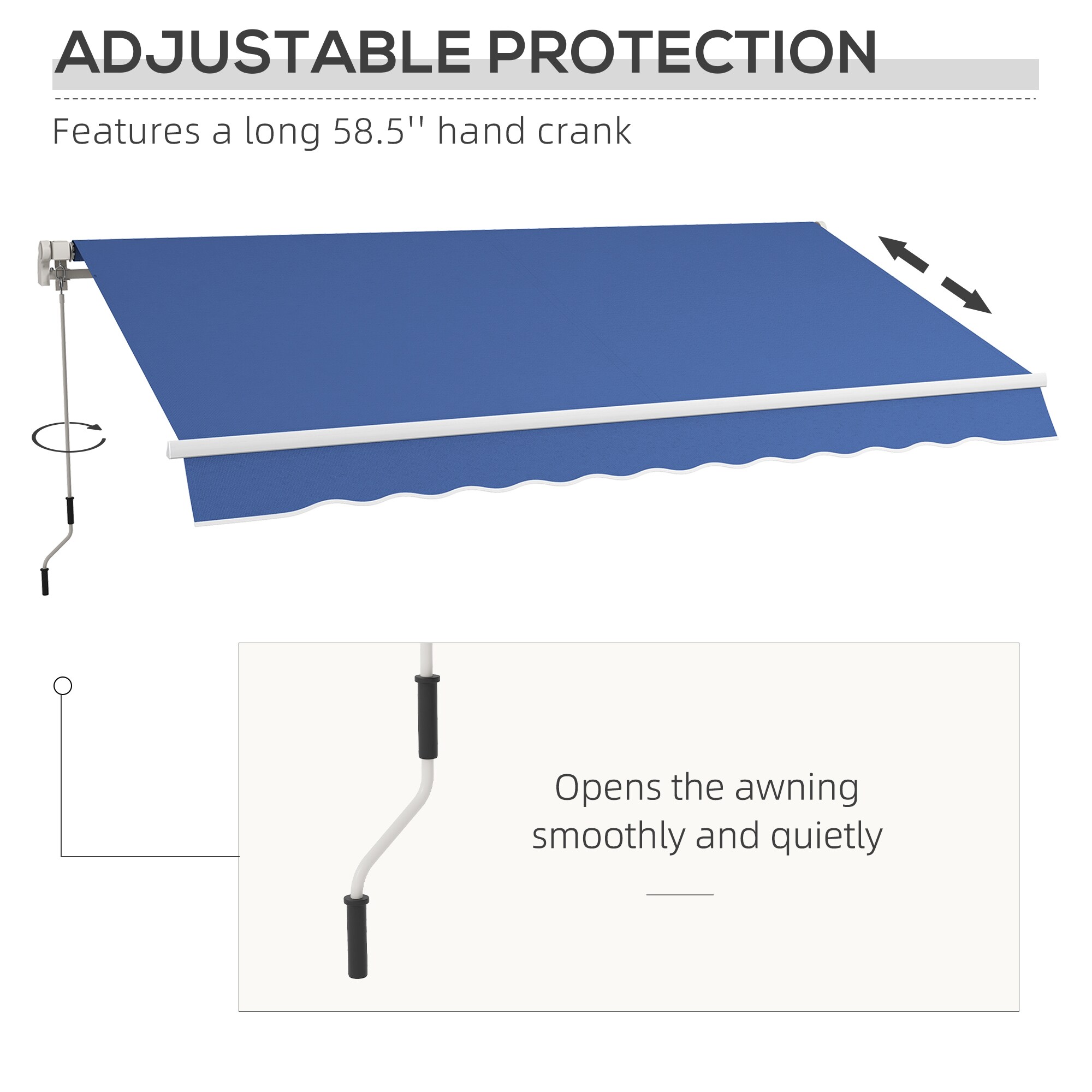 Outsunny 840-207V00DB awnings - View #4