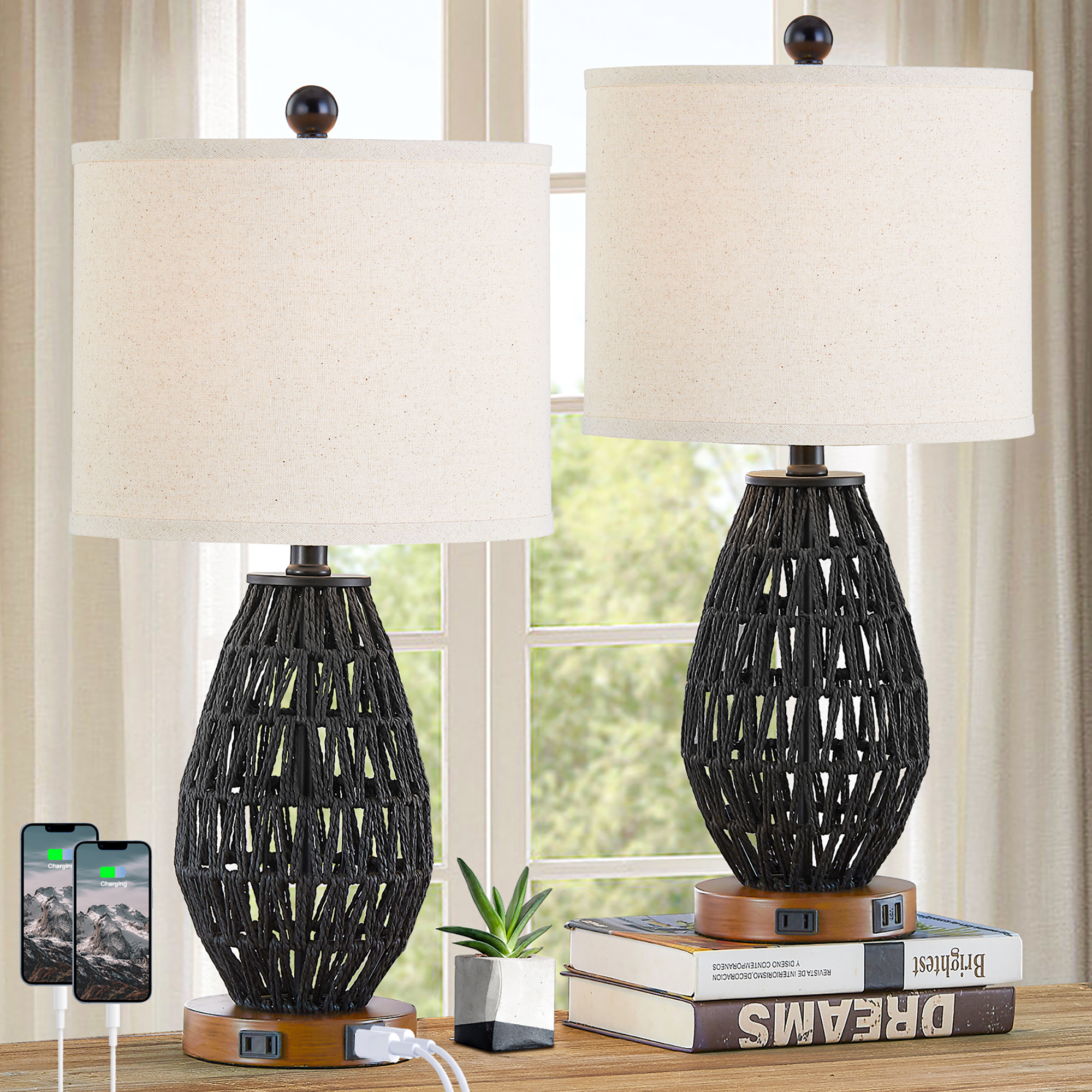 UrFurnishings TD-95 Table-Lamps - View #8