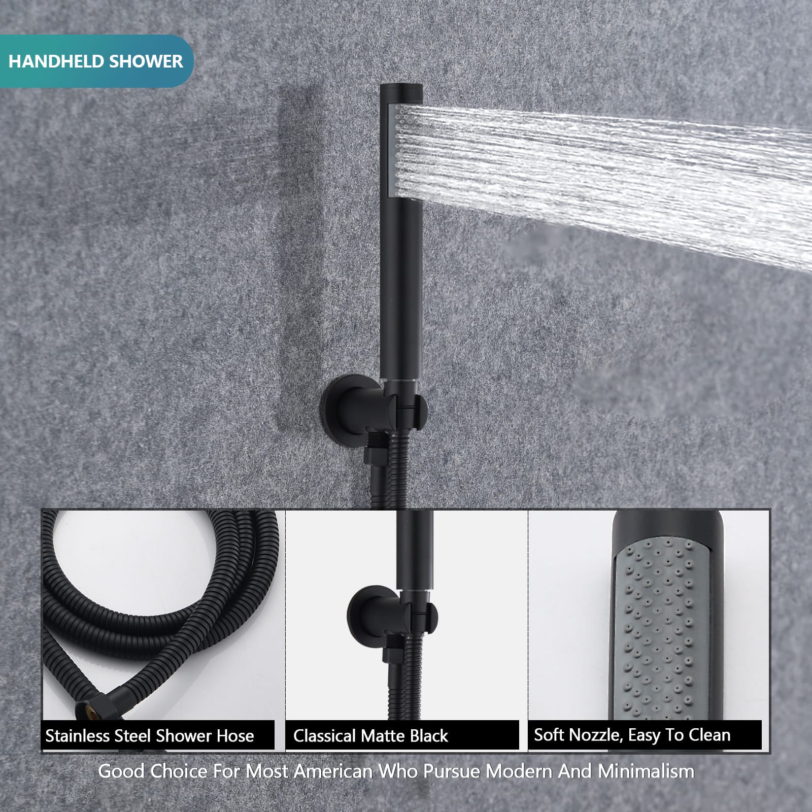 UCLIMAA UCA3584MB Showerhead-Bar-Panels - View #4
