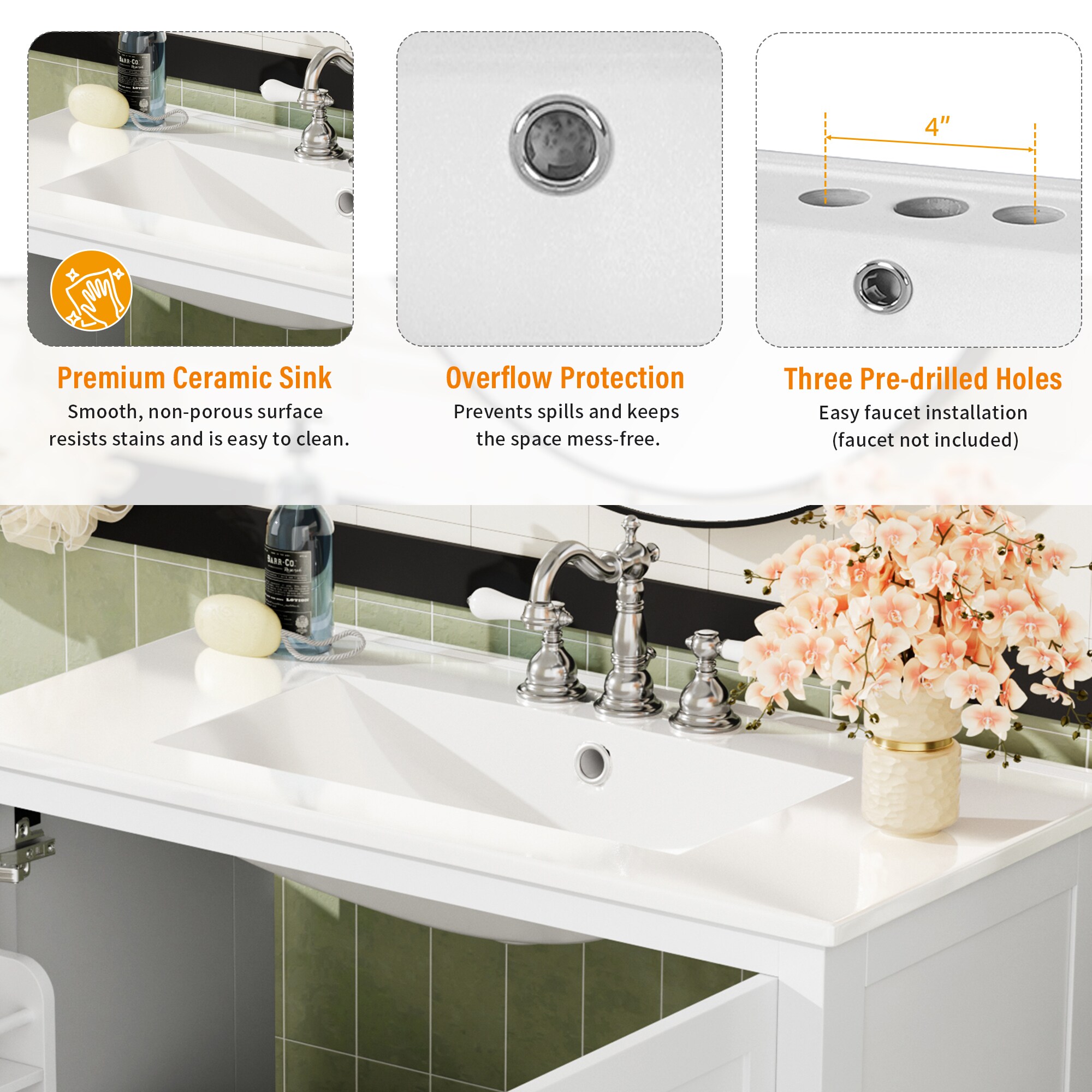 Iseryn YSG609KP276 Bath-Vanity-Combo - View #4