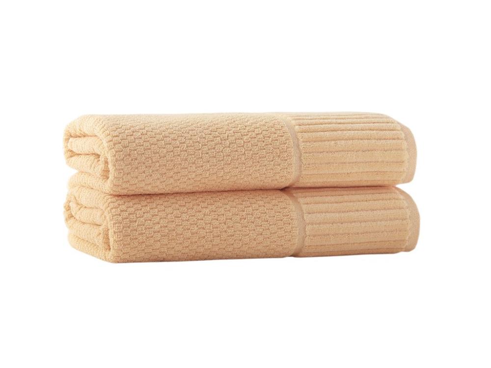 Enchante Home 4-Piece Sand Turkish Cotton Bath Towel Set (Timaru) in the Bathroom  Towels department at