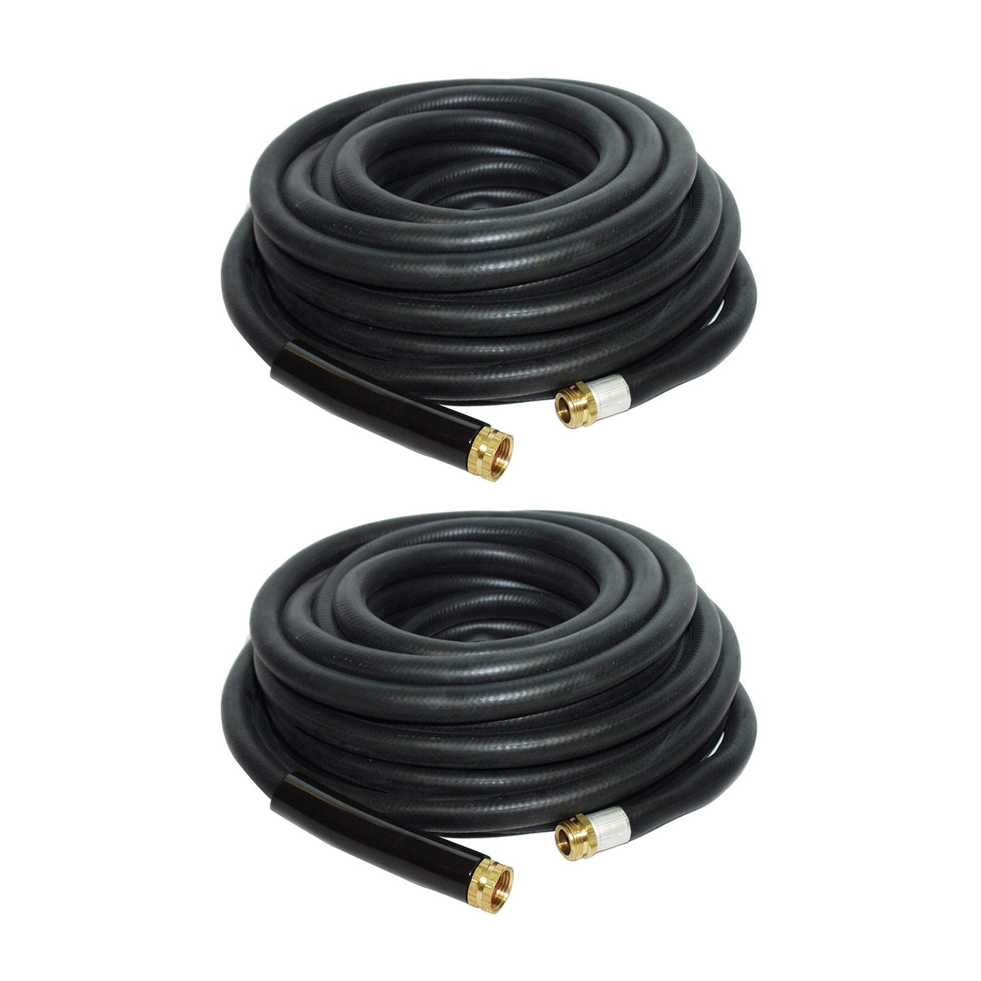 Apache 272068 1-in x 50-ft Kink Free Rubber Black Hose
