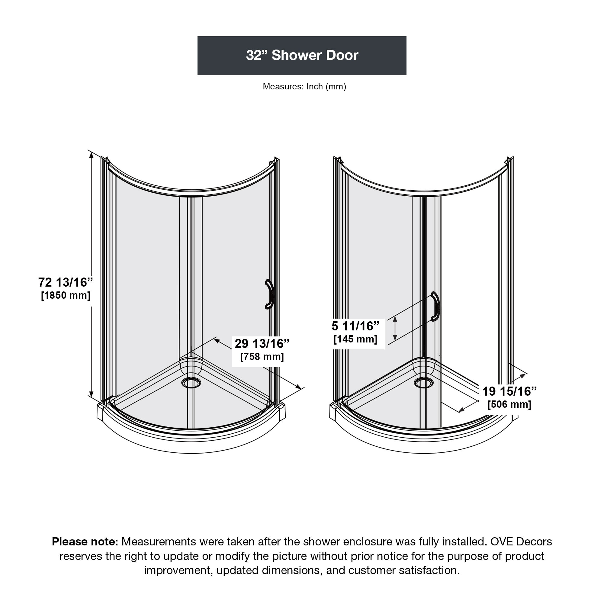 OVE Decors 14SKC-B14311-001AC Alcove-Shower-Kit - View #13