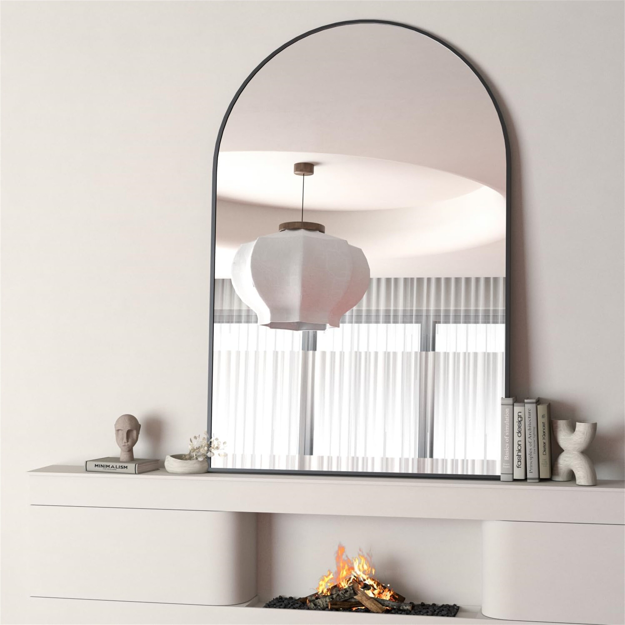 BABOOM BOM-67282BK-CO Framed-Bath-Mirrors - View #2
