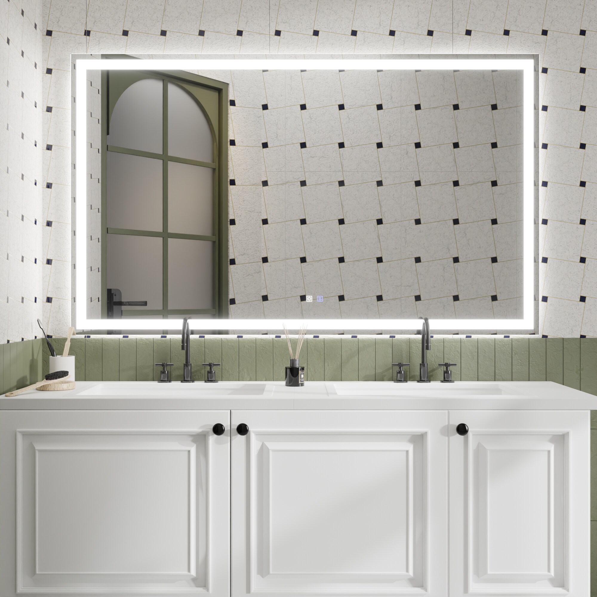 ExBrite LSBM6028FL Framed-Bath-Mirrors - View #18