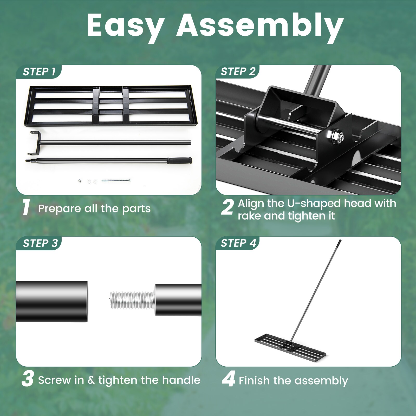 Slickblue D-CO-KB4404TG Garden-Rakes - View #7