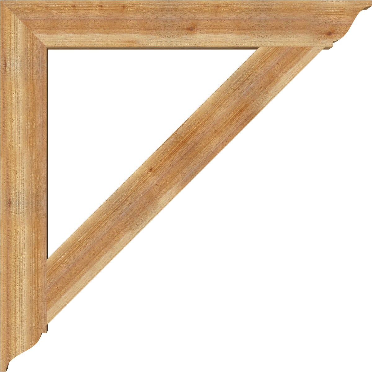 Ekena Millwork BKT06X48X48TRA01RWR Exterior-Brackets-Braces - View #3