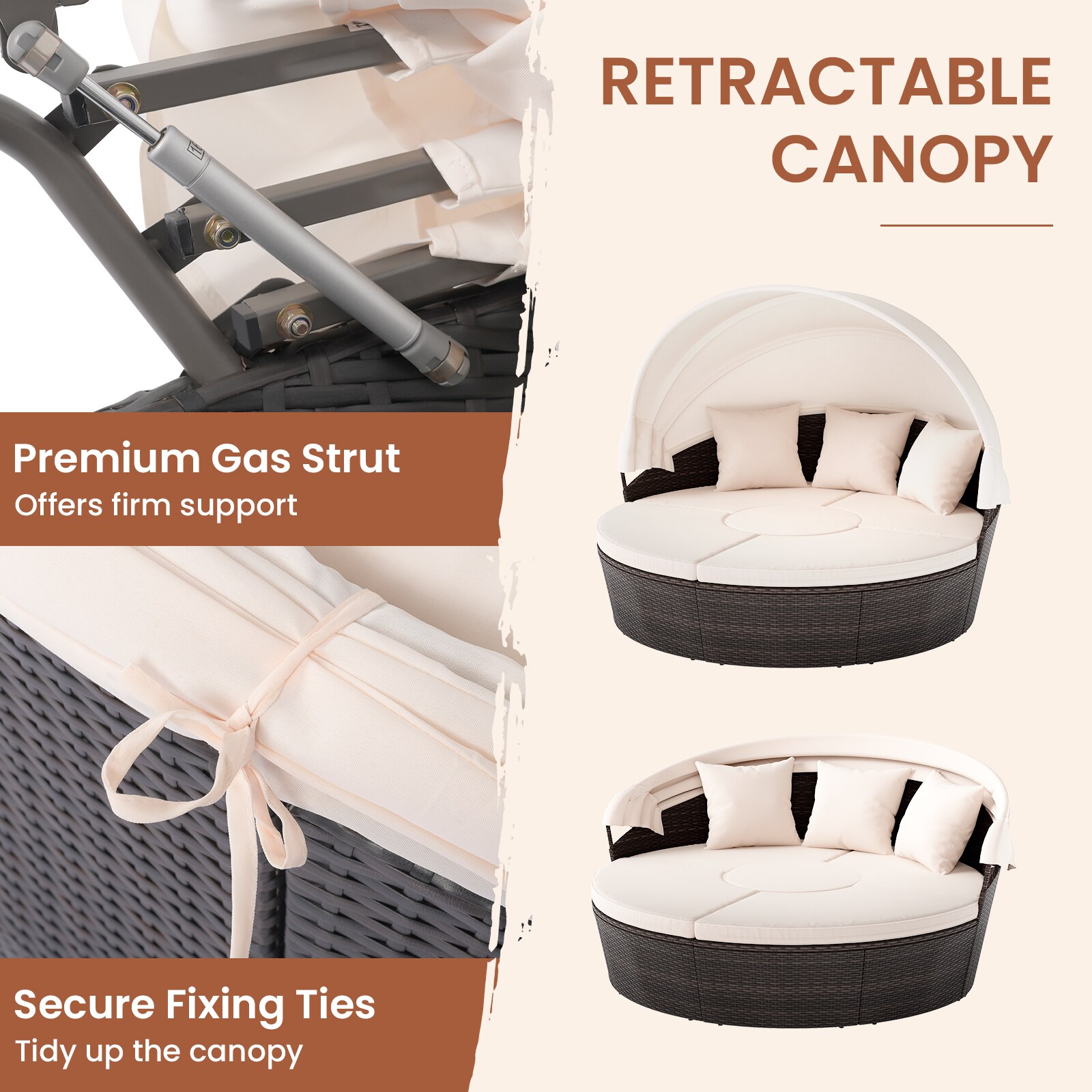  AA590WH Patio-Sofas-Daybeds - View #4