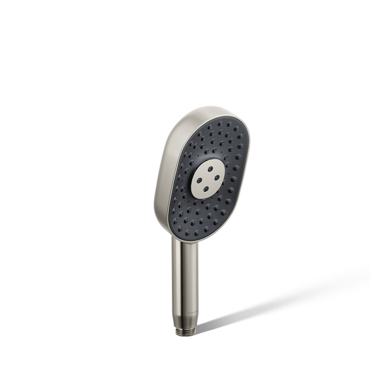 KOHLER 26284-G-SN Statement 3 -Spray Polished Nickel 3.63-in Oblong Handheld High Pressure Shower Head 1.75 GPM