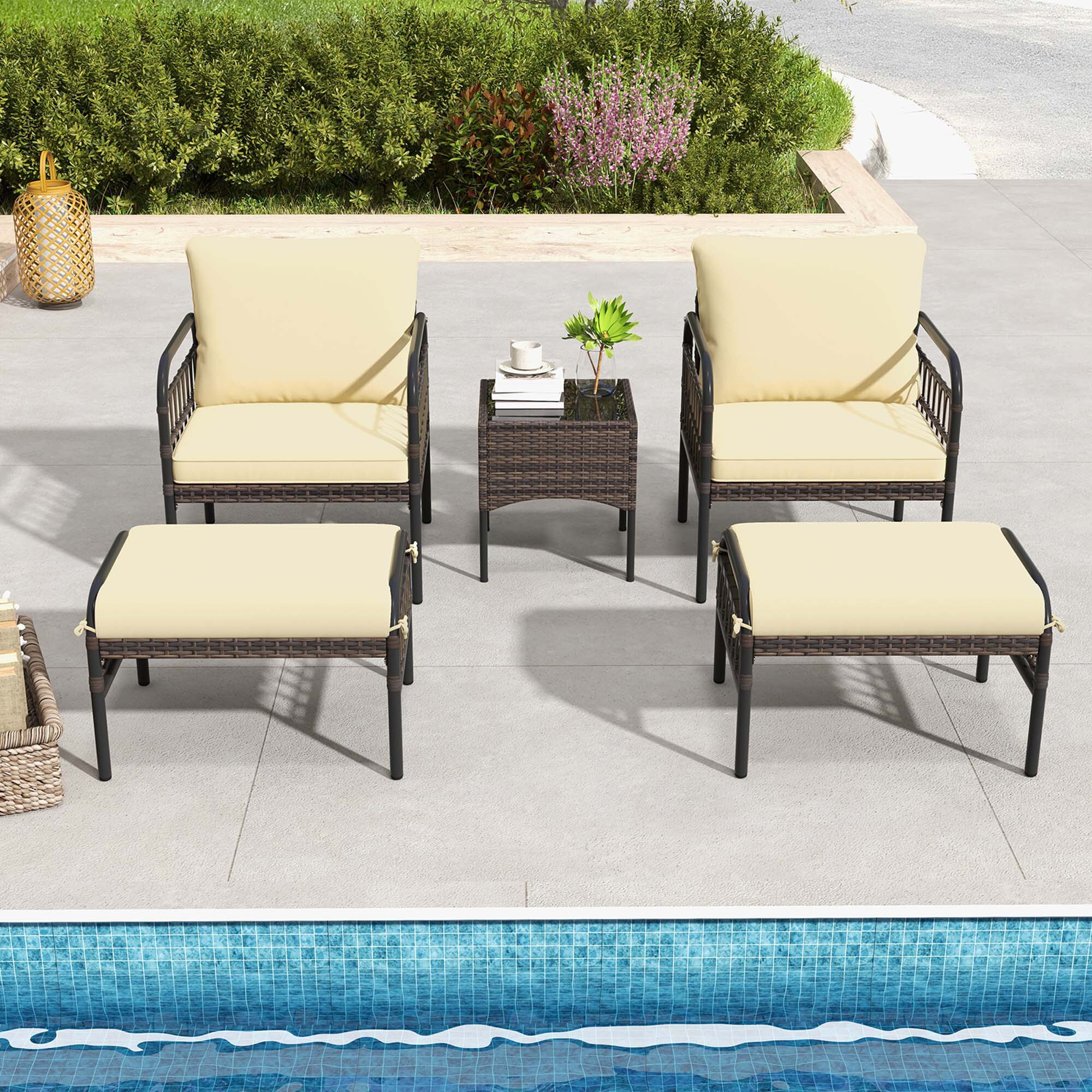 Costway LWS00068 Patio-Conversation-Sets - View #4