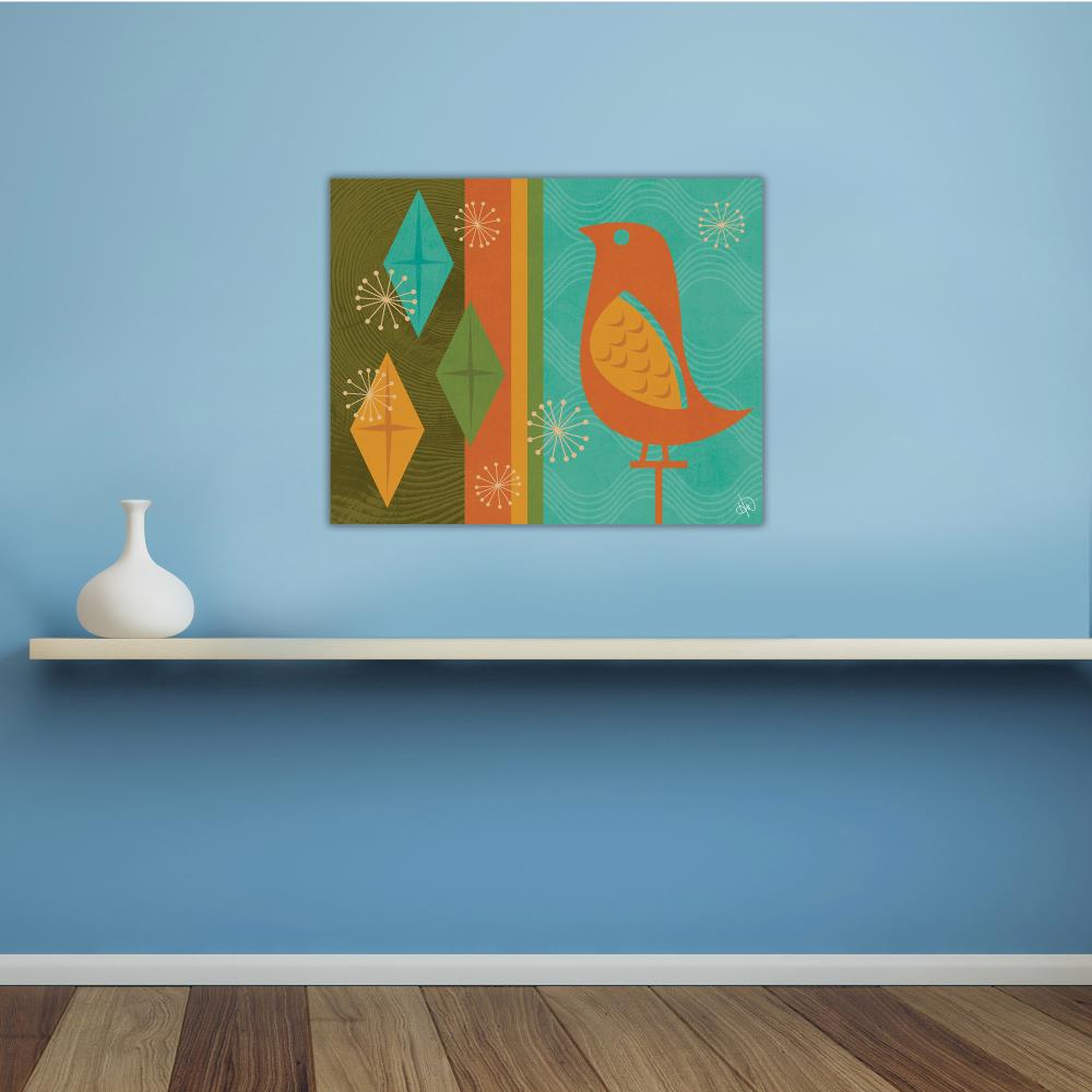 creative-gallery-sparkle-bird-24-in-h-x-20-in-w-vintage-retro-print-on-canvas-in-the-wall-art