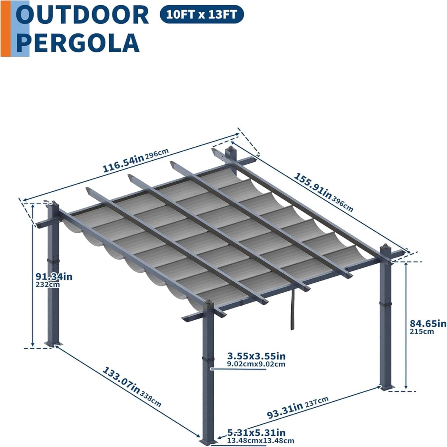 Qeetex LSHQQPHO-335E8FEE Pergolas-2 - View #5