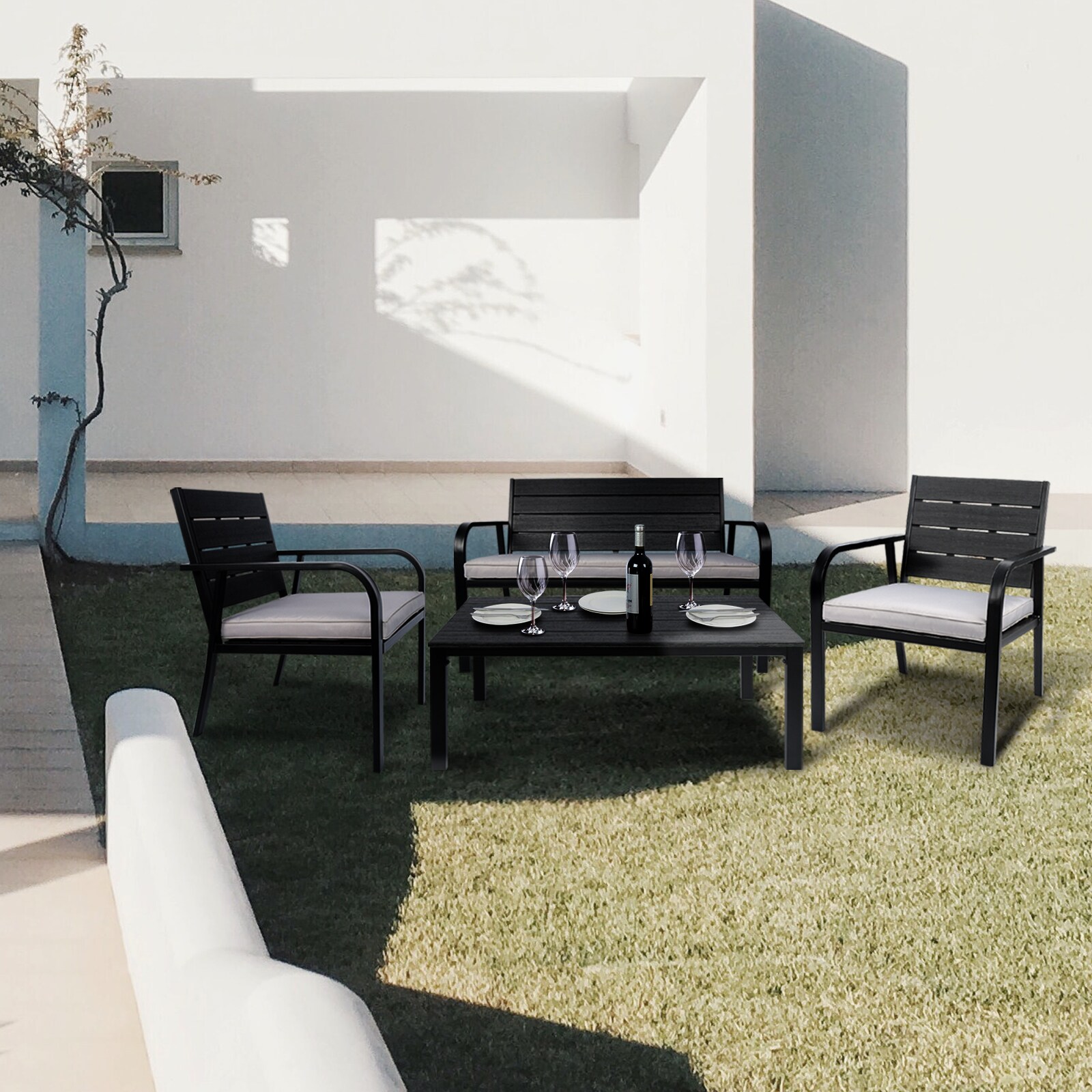 EXTRAUP YHLW69168751 Patio-Conversation-Sets - View #4