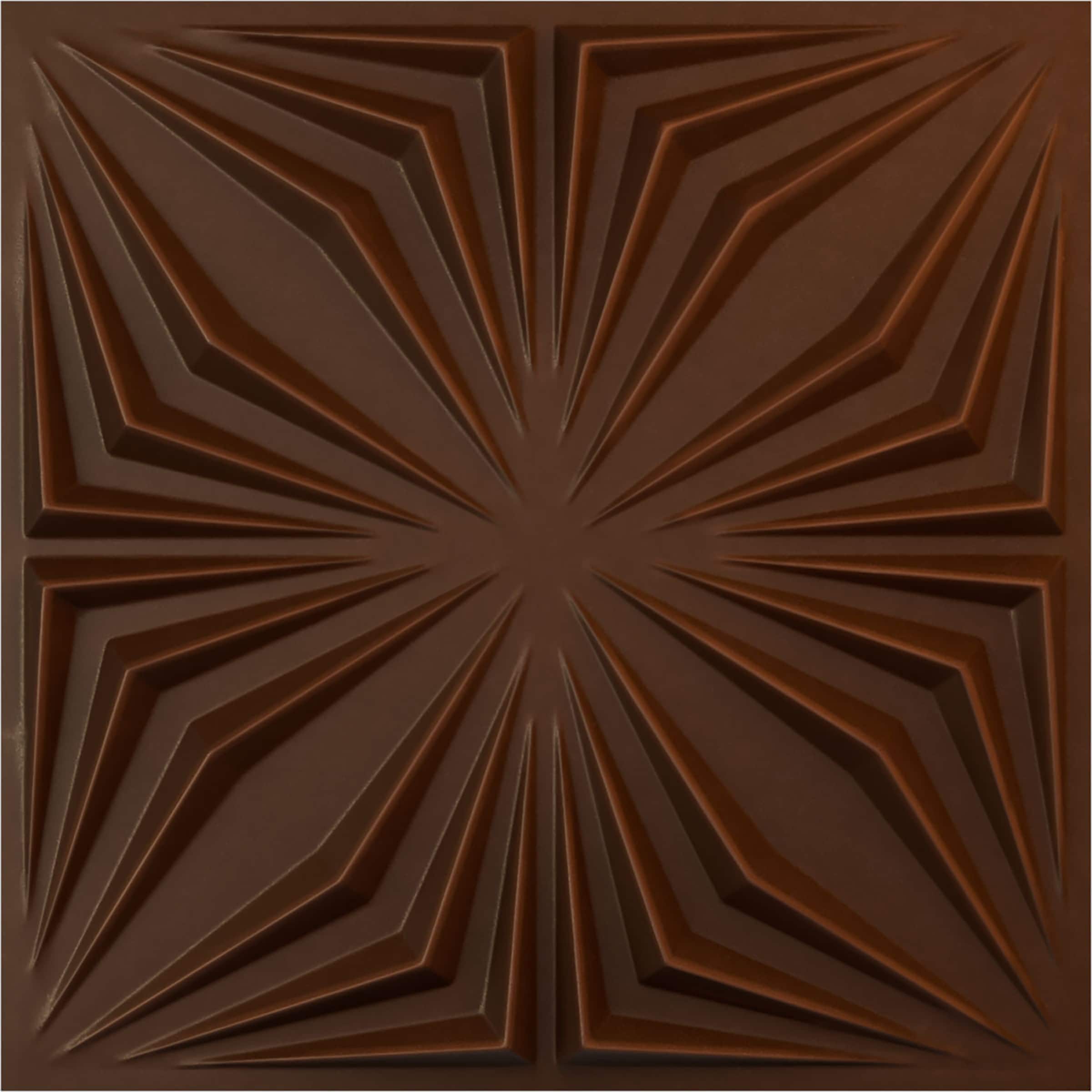Ekena Millwork WP20X20AHDRU 19-5/8-in x 19-5/8-in Embossed Paintable/Stainable Red PVC Wall Panel ( 2.67-sq ft )