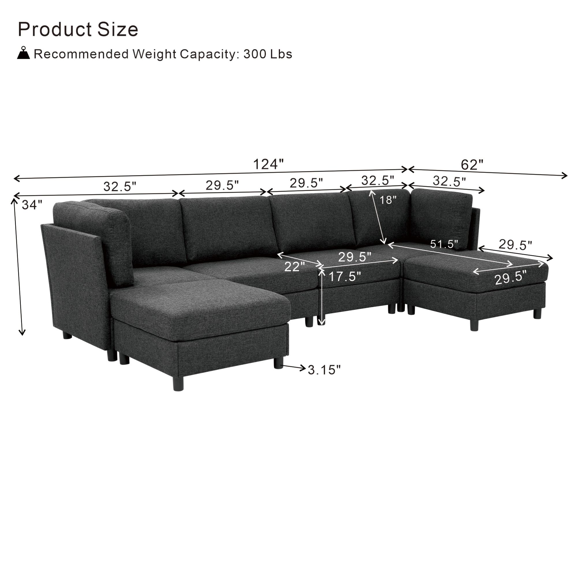 Tinyhomie LW-L-W55600050 Sofas-Loveseats - View #10