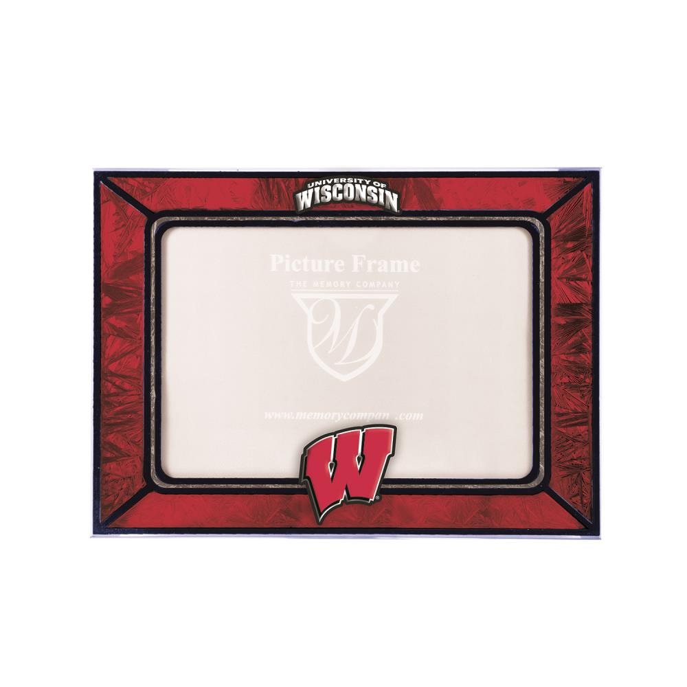 The Memory Company COL-WIS-1790 Wisconsin Badgers Team Glass ( Picture frame