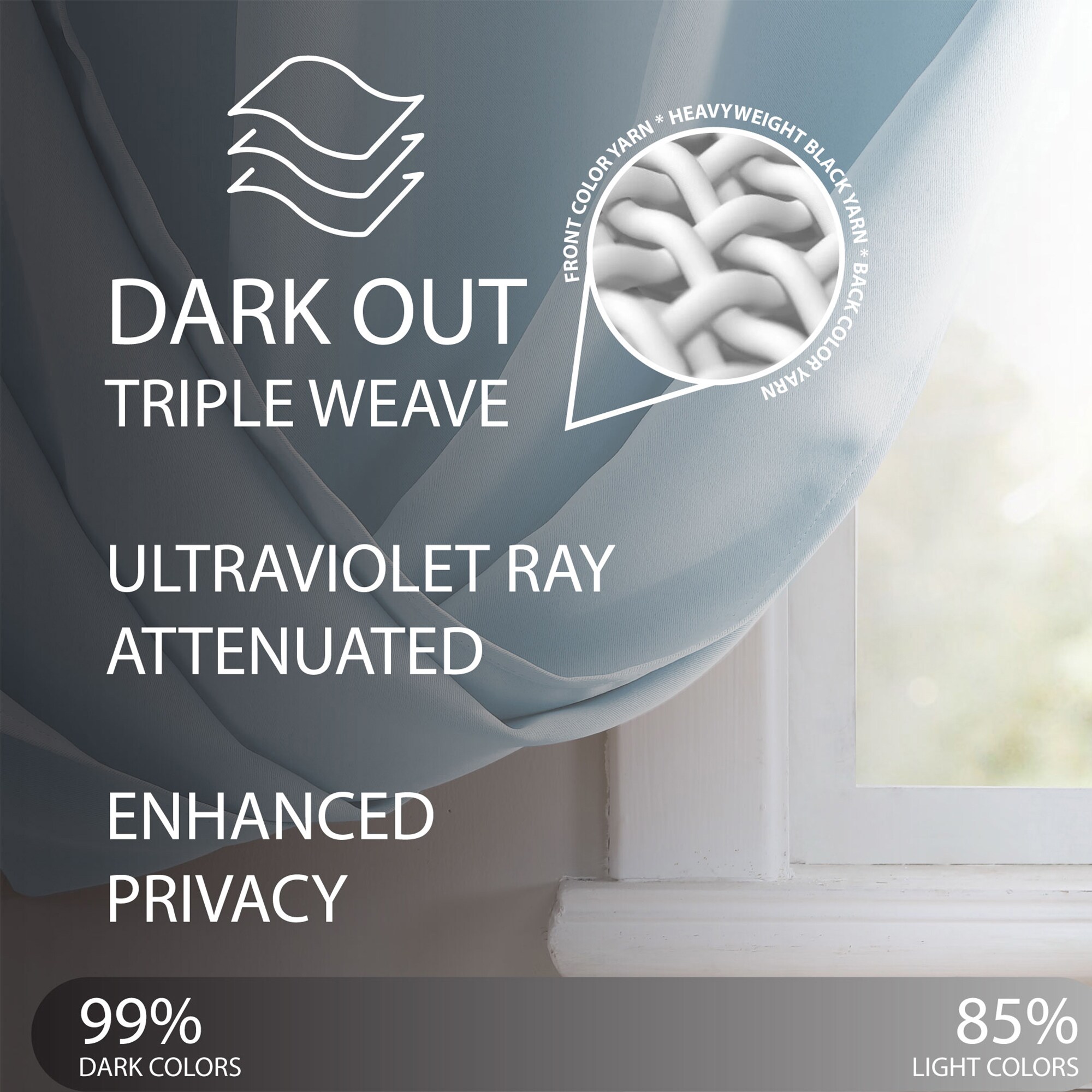 Swift Home 108883-BUE-63 curtains - View #2