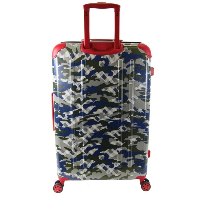 J&V TEXTILES 13X21X31 Multicolor Plastic Hardshell Suitcase Set (1-Bag ...