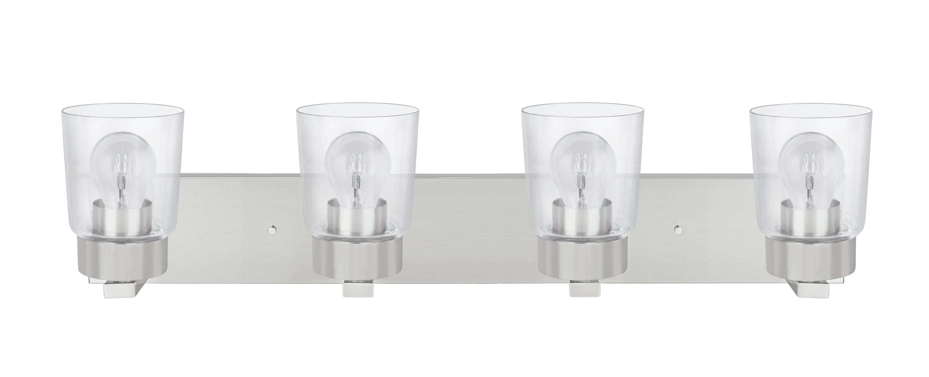 Aspen Creative Corporation 62245 32-in 4 -Light Brushed Nickel Transitional Vanity light