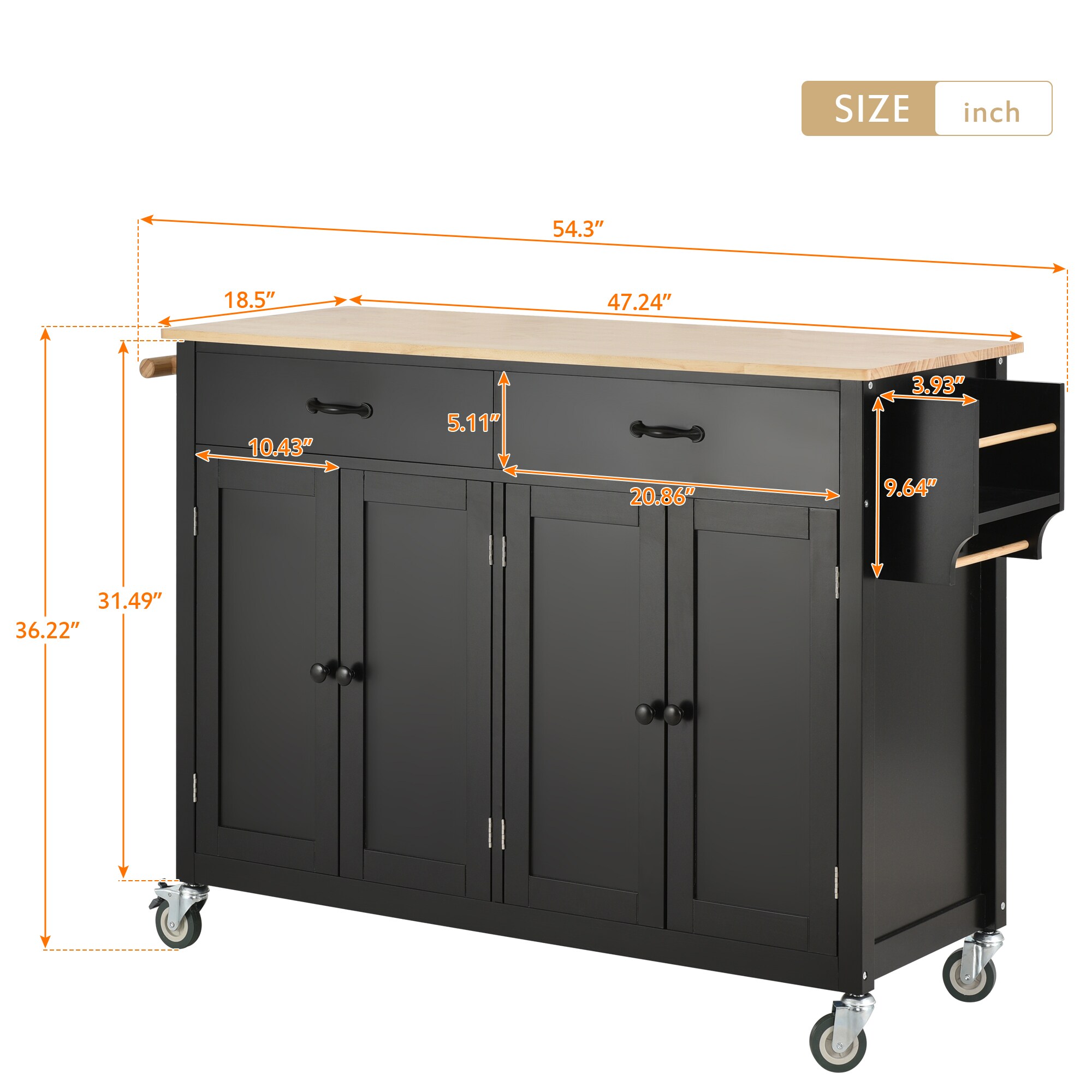 SINOFURN SYB260026BK Kitchen-Furniture - View #19