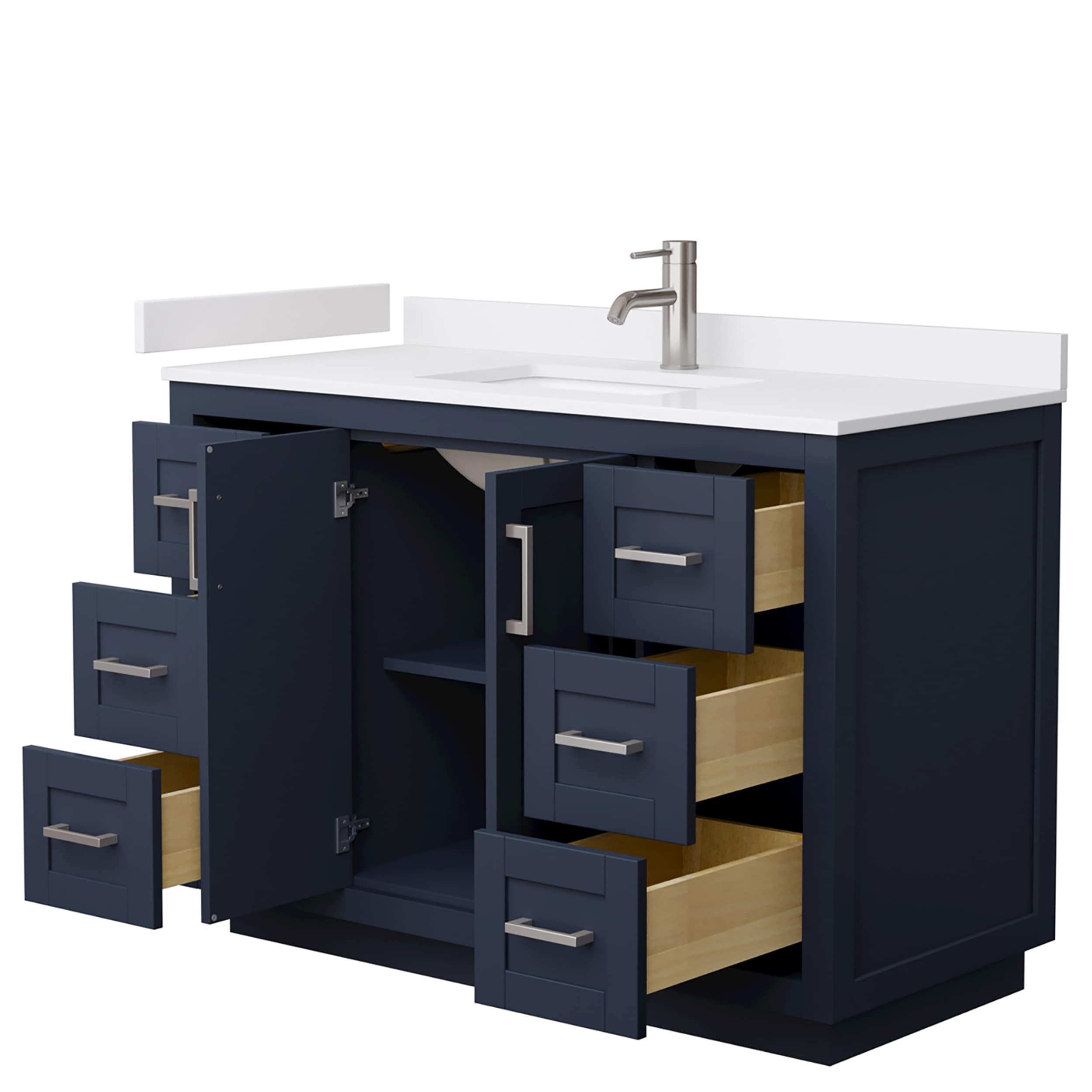 Wyndham Collection WCF292948SBNWCUNSMXX Bath-Vanity-Combo - View #3