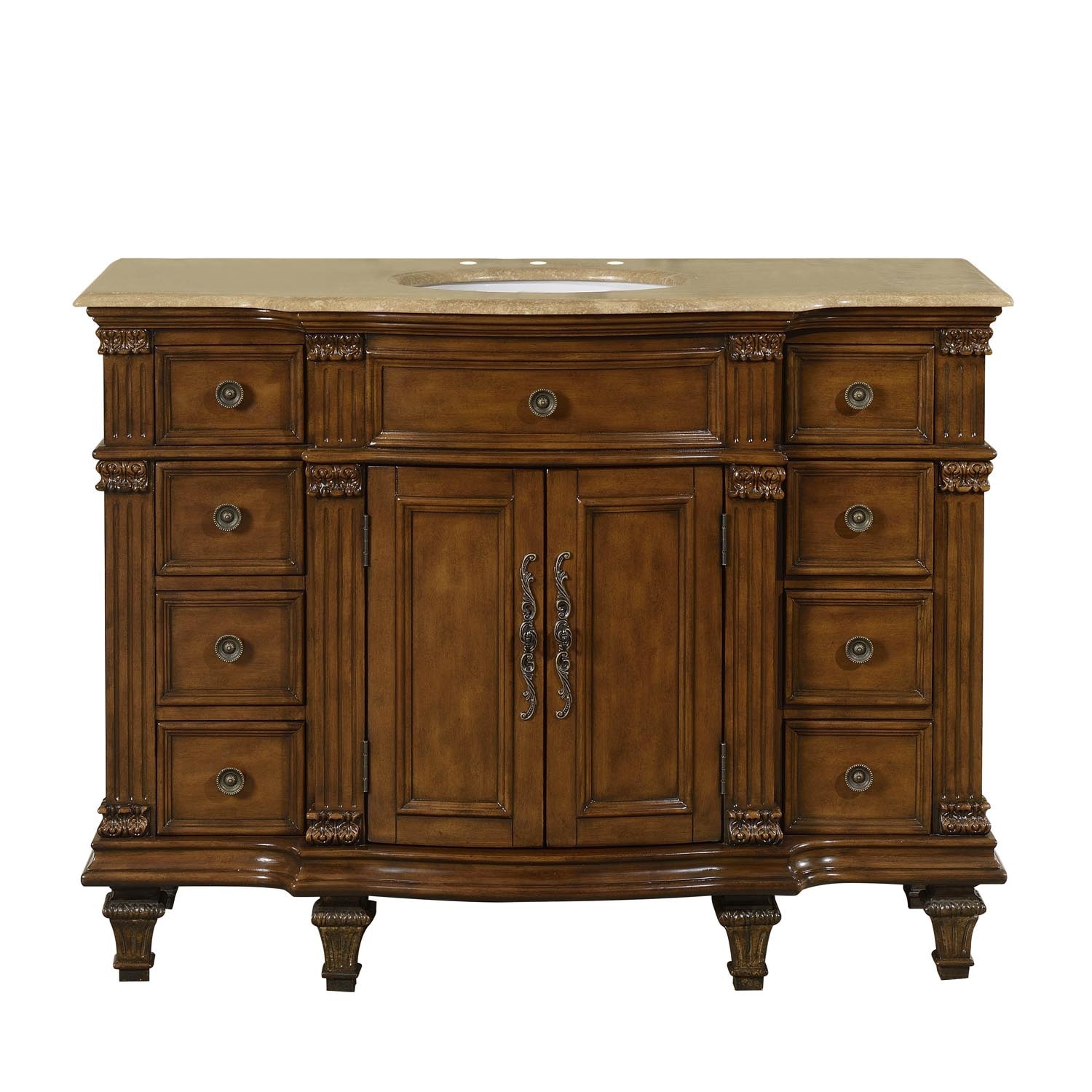 Silkroad Exclusive HYP-0277-T-UWC-48 Bath-Vanity-Combo - View #7