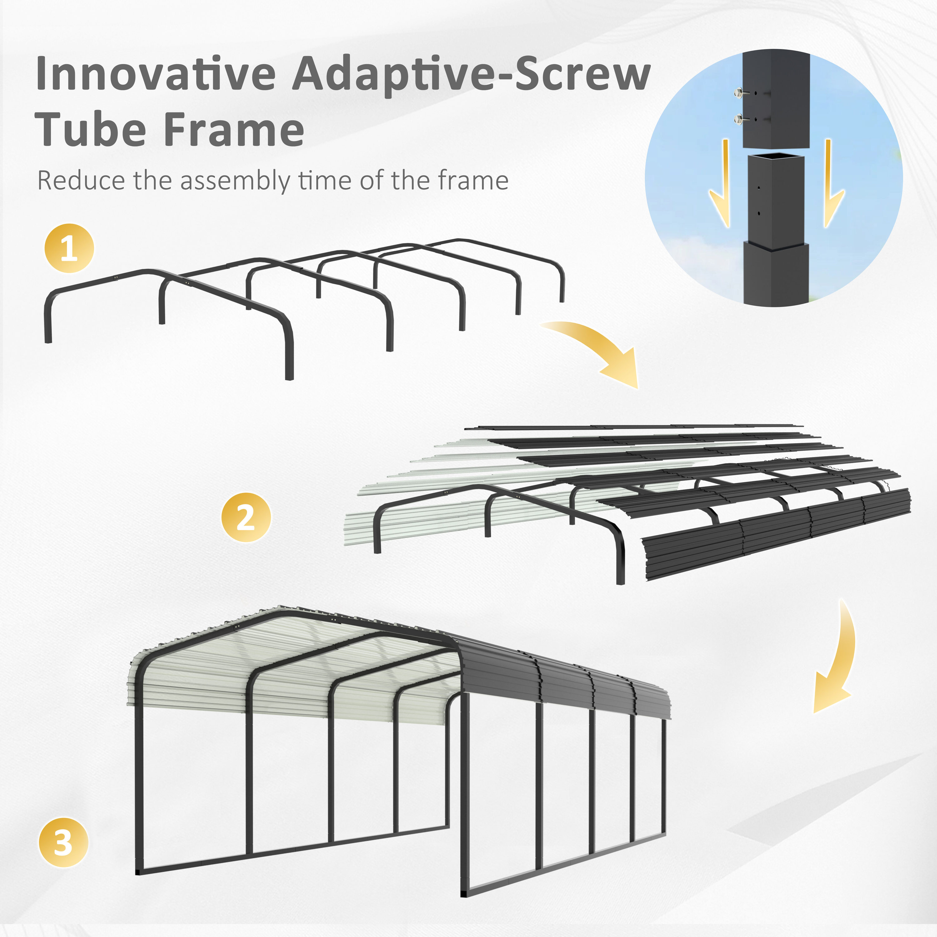 VEIKOUS PG0216-01-02 Carport-Covers - View #8