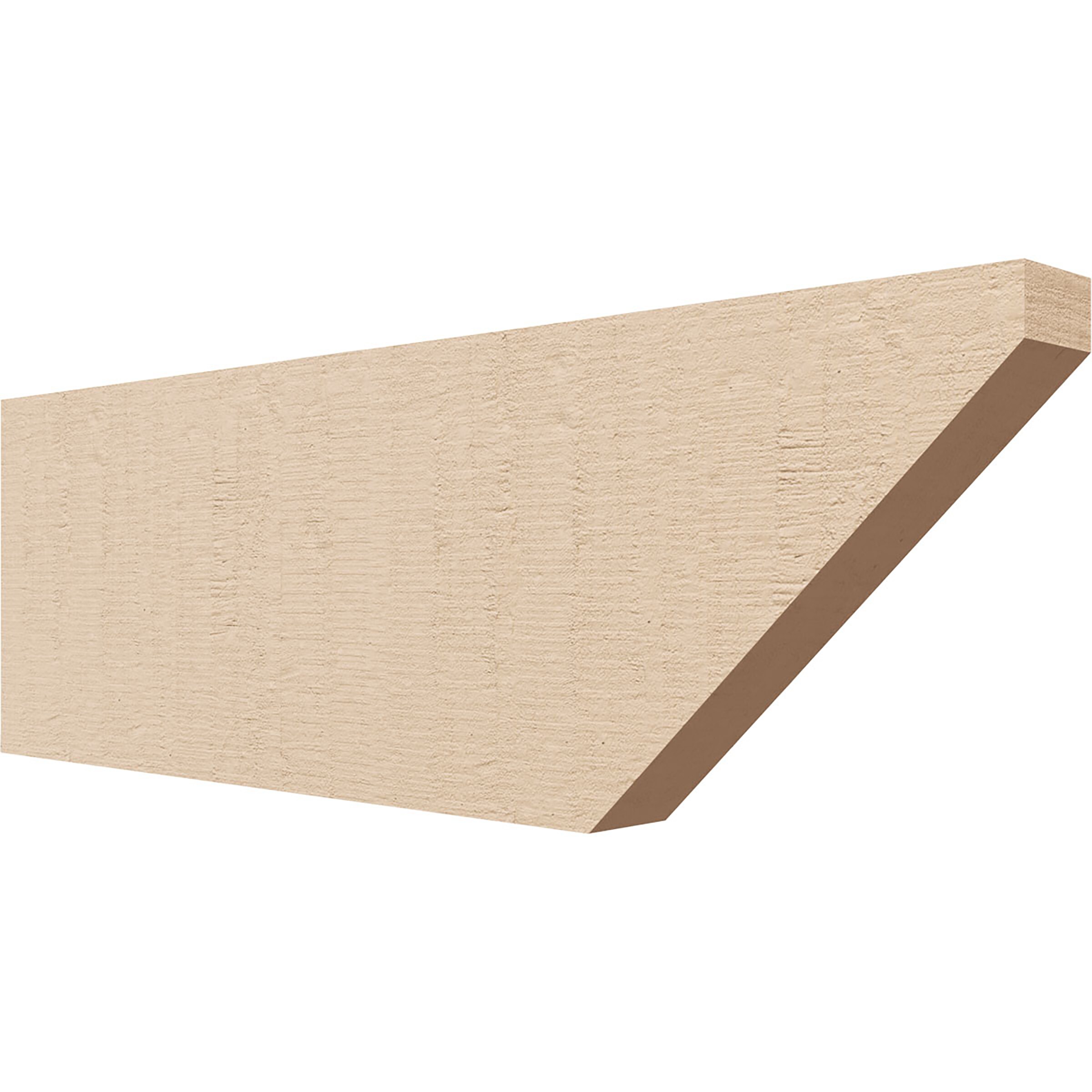 Ekena Millwork RFTU02X08X24CONRCPR Concord Woodgrain 2-in x 8-in x 24-in Brown Urethane Standard bracket