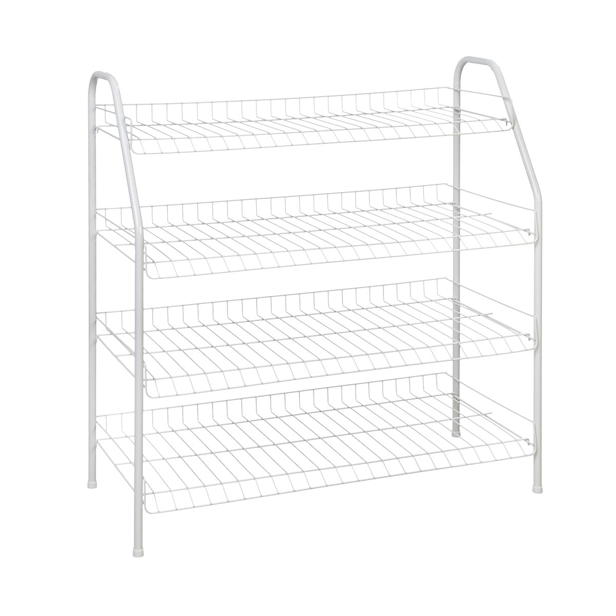 Organize It All 59.62-in H 6 Tier 18 Pair Chrome Metal Over-the