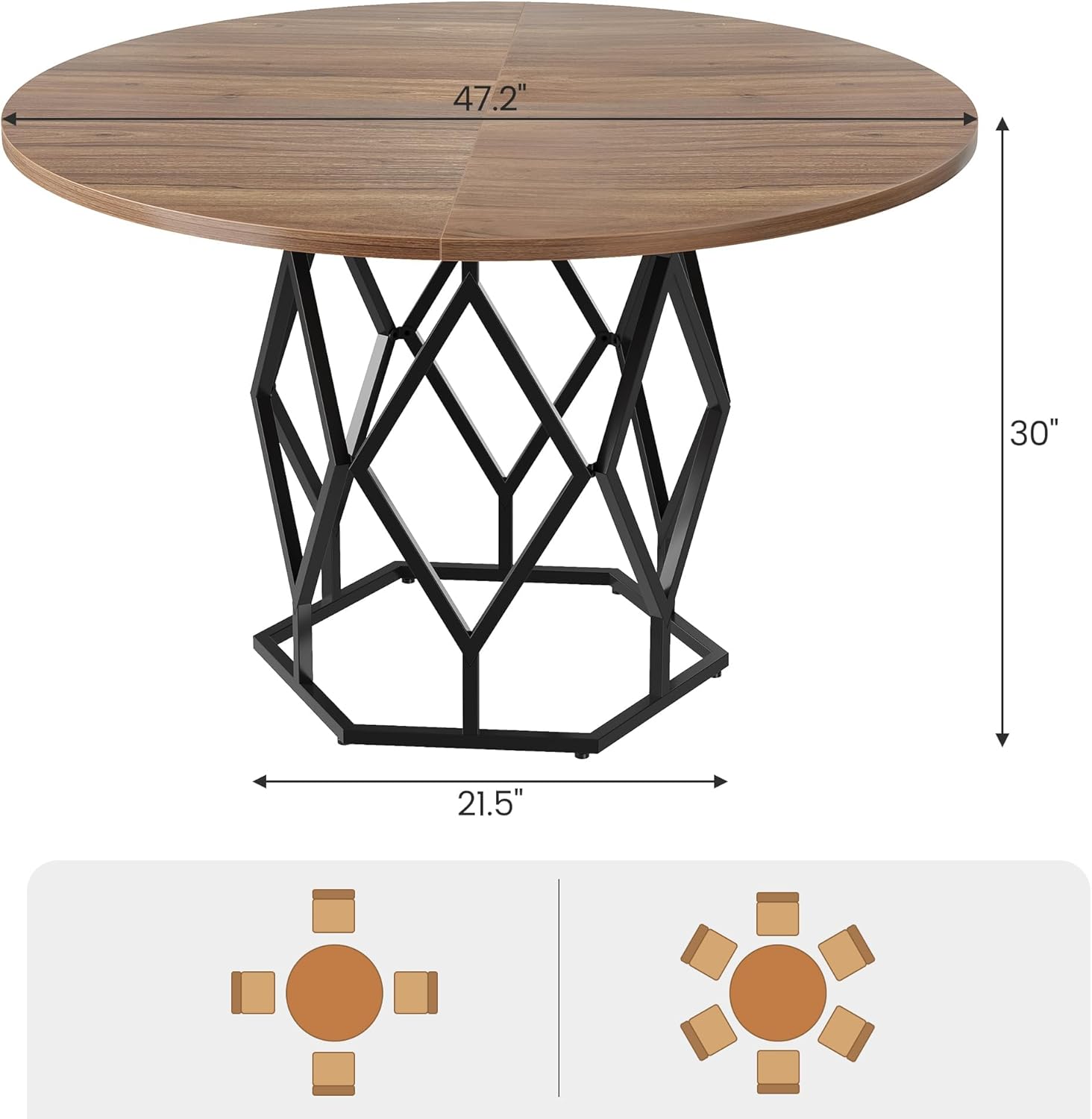 Qeetex WWJ-PHO-34JDGJ67 Dining-Tables - View #2