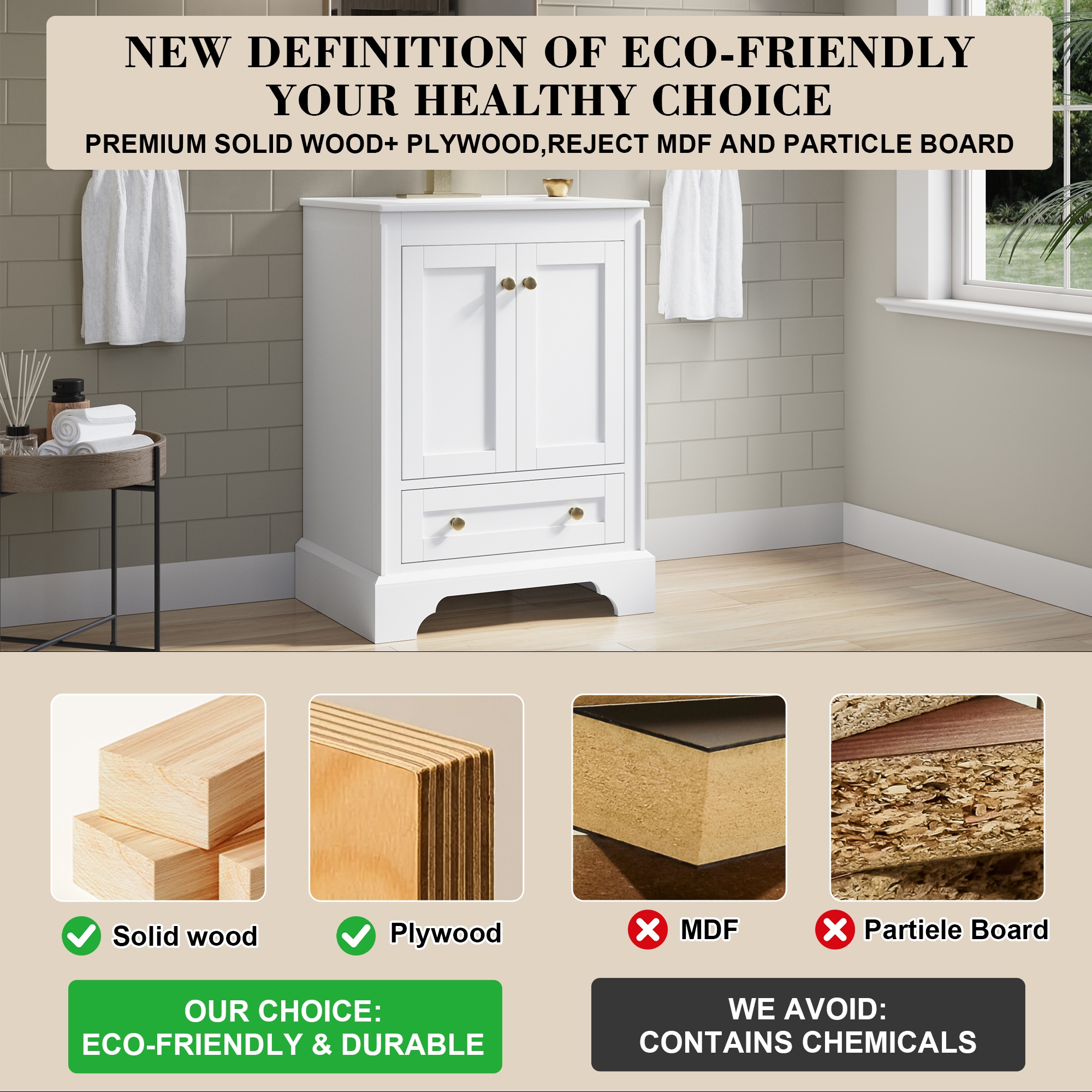 Forclover MF03GI-ME15 Bath-Vanity-Combo - View #4