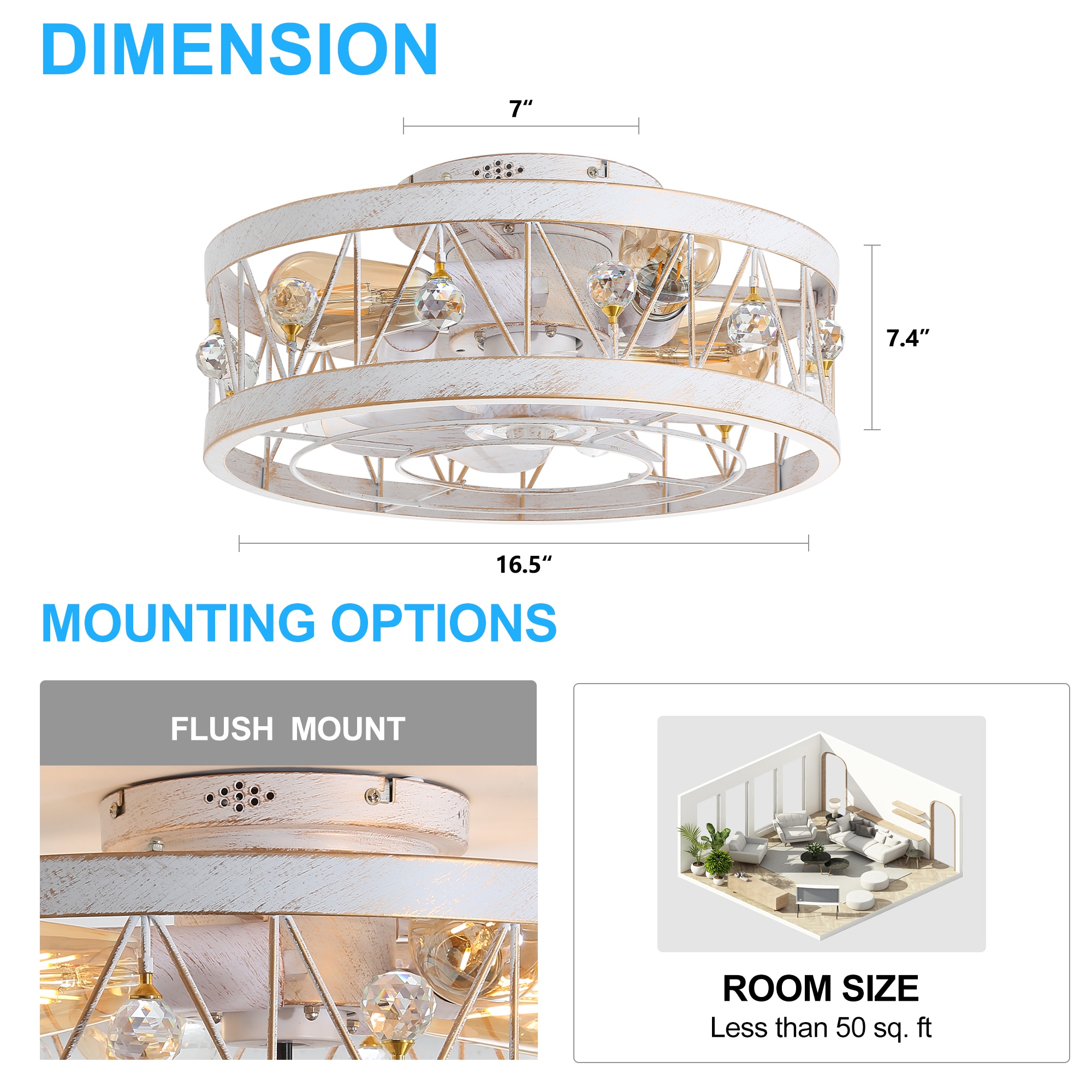 Breezary 35006-WG Ceiling-Fans - View #11