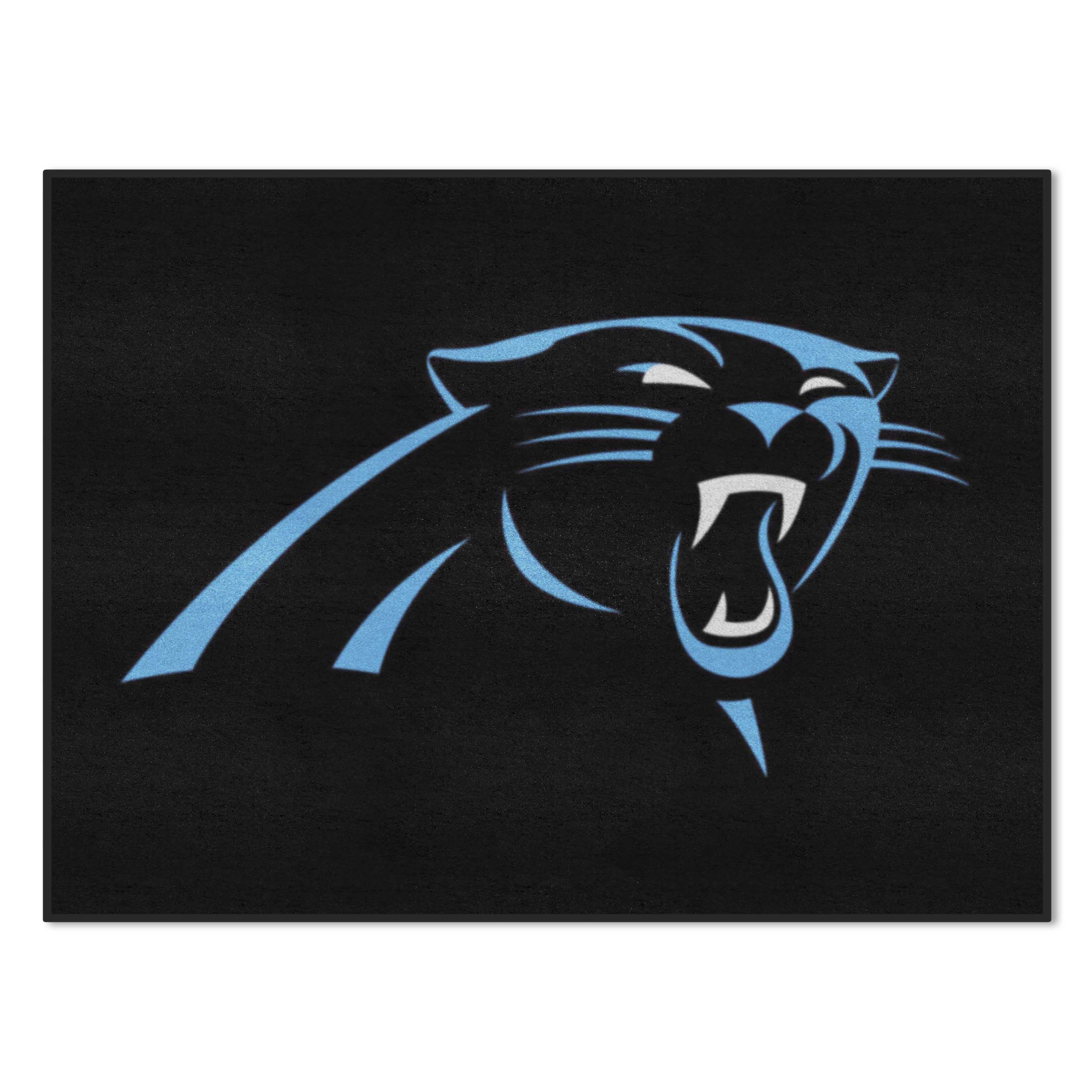 FANMATS 28724 NFL All-Star mat 3 x 4 (ft) Tufted Nylon Black Rectangular Indoor Solid Area rug
