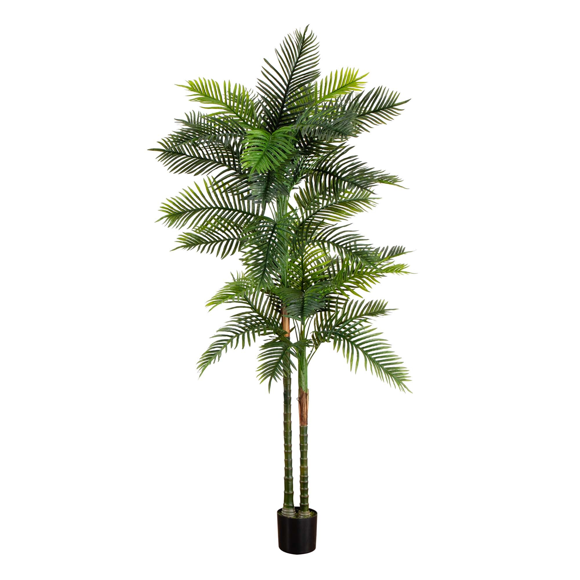 Nearly Natural T4610 96-in Green Indoor/Outdoor Floor Silk Artificial tree