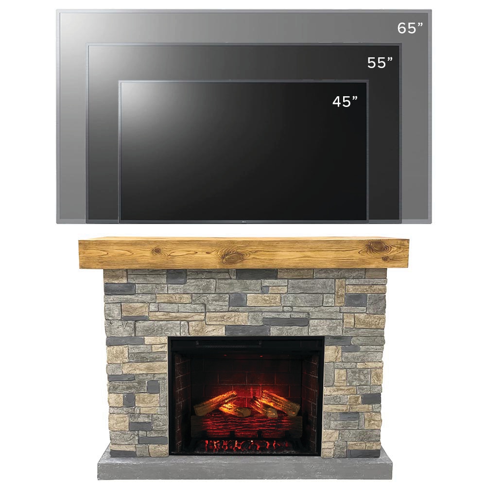 Country Living CL-2302M-STN-28 Electric-Fireplaces - View #2